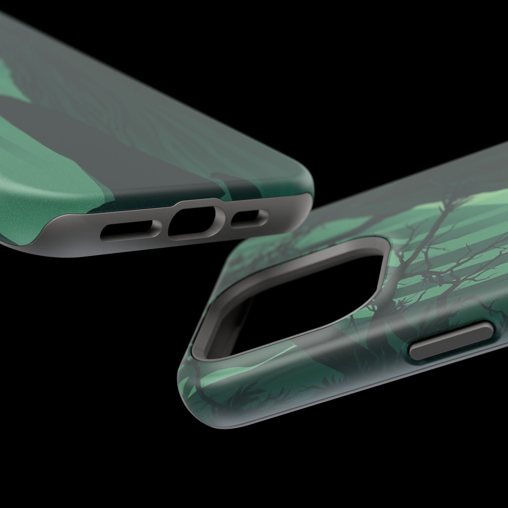 iPhone Sage And Ivory Dark Forest Spirits Slim Everyday Designer Case · iPhone C