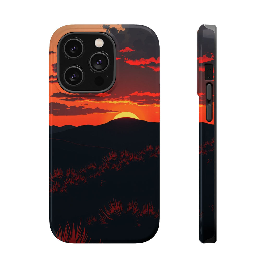 iPhone Mesa Sunset Cinematic Art Bold Modern Everyday Snap Case · iPhone Case