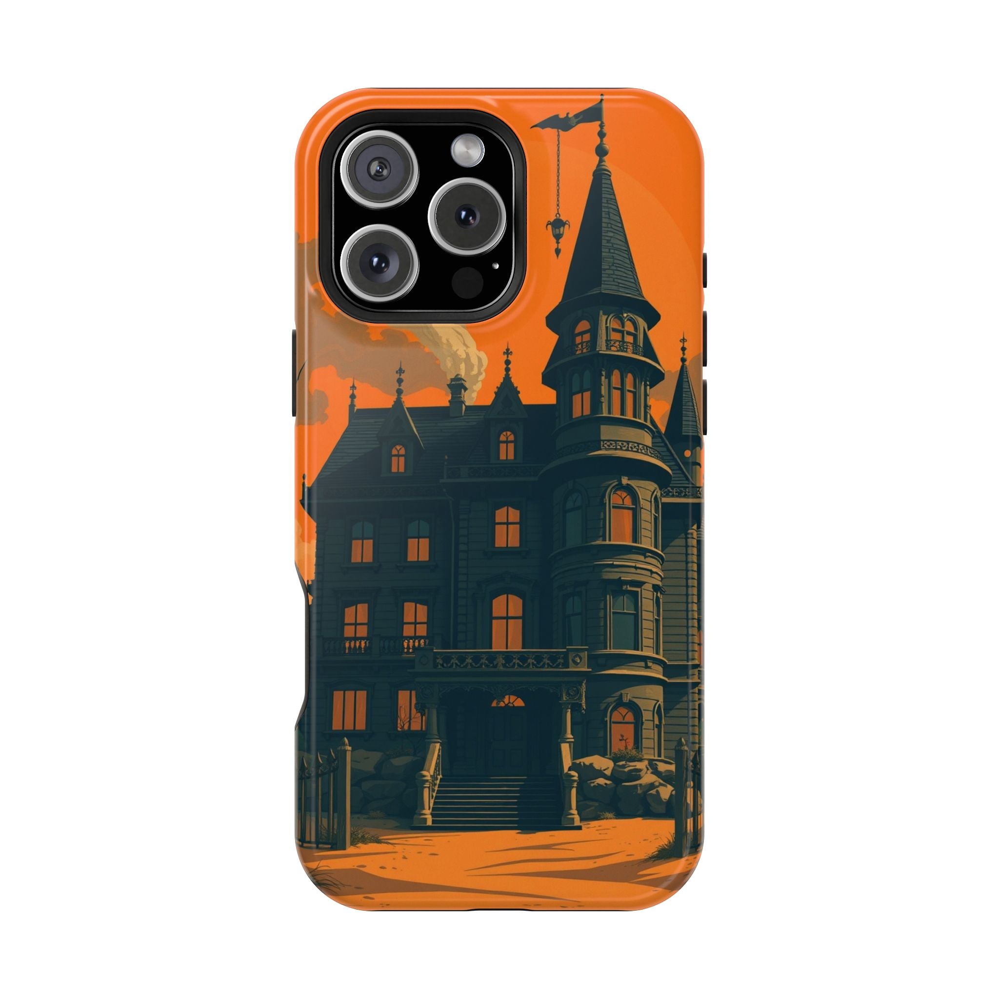 iPhone Vibrant Haunted Mansion Design Slim Everyday Designer Case · iPhone Case