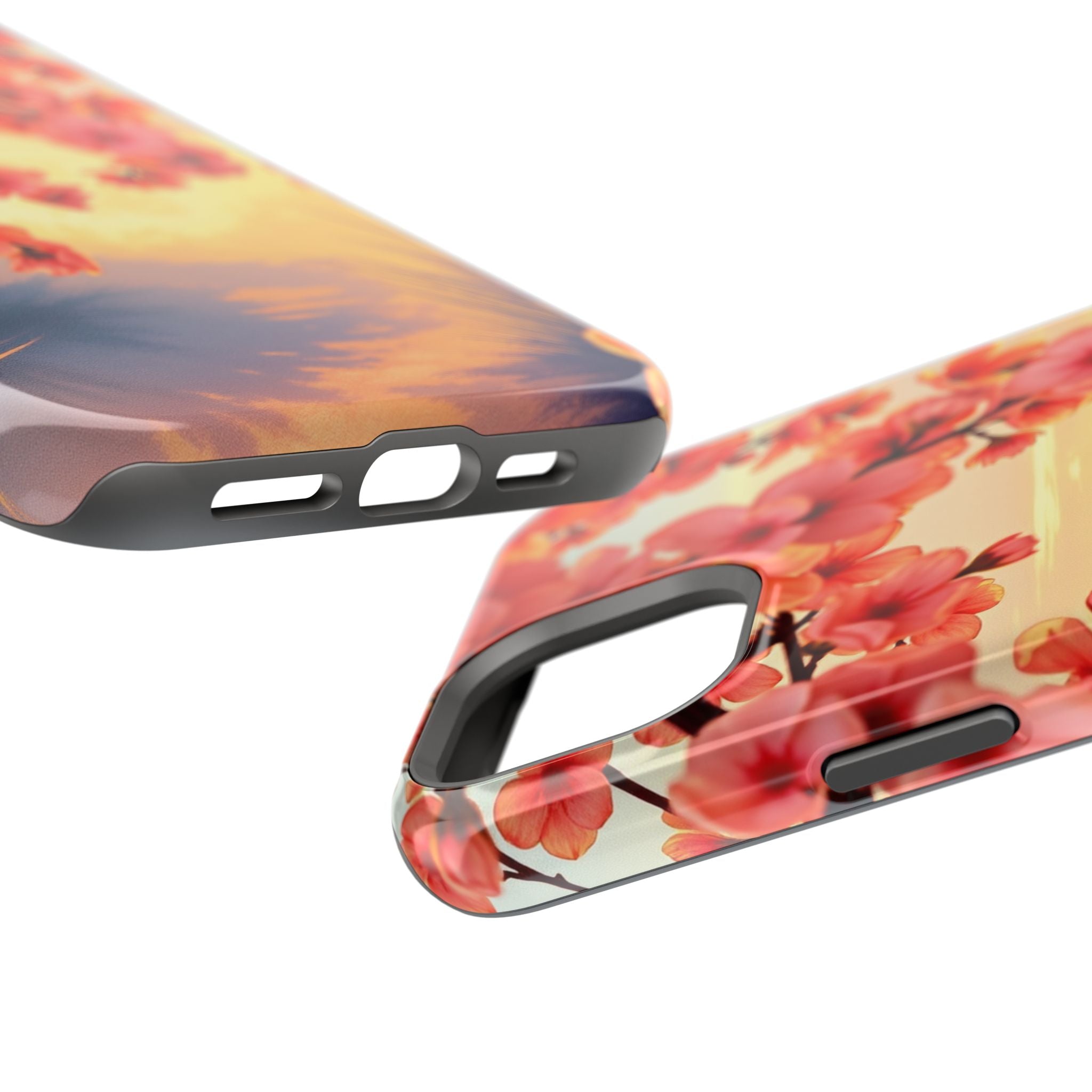iPhone Sunset Amber And Peach Blossom Trail Slim Snap Cas Carry Case · iPhone Ca