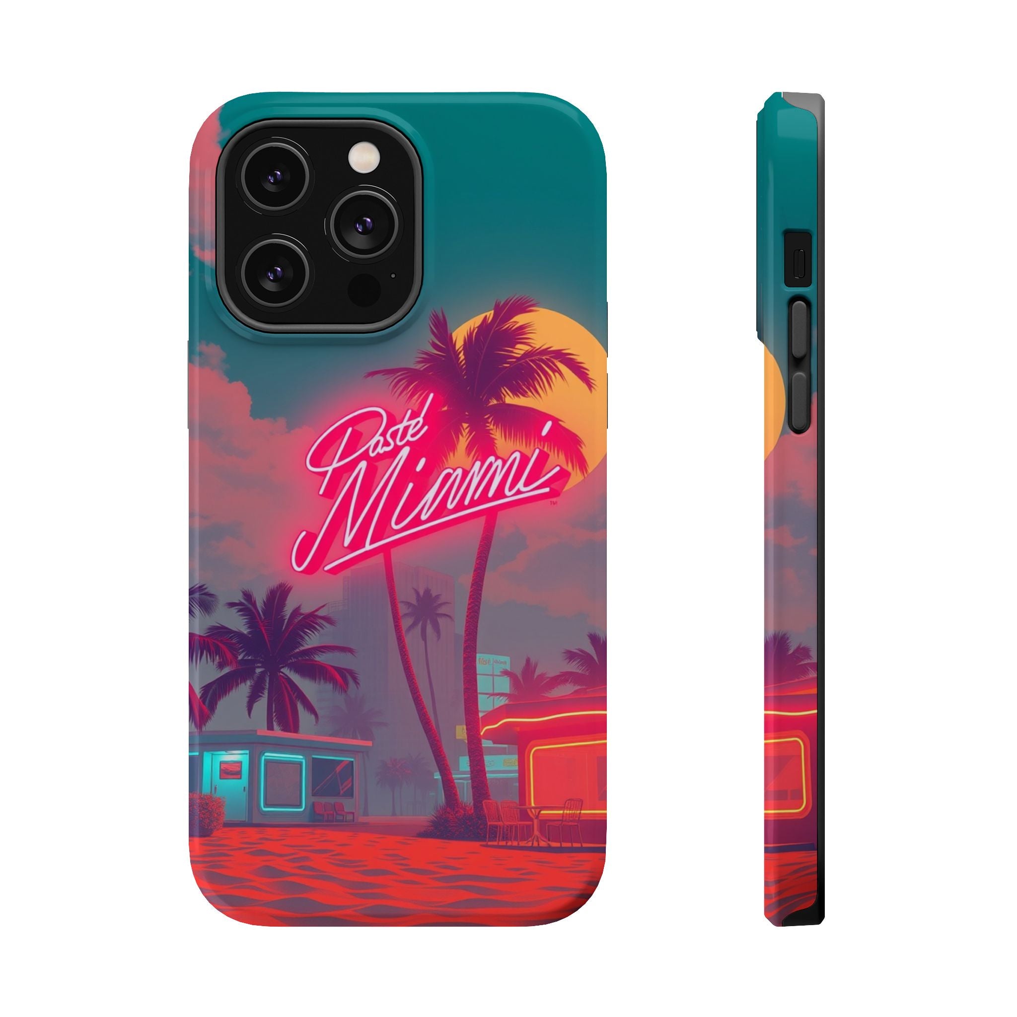 iPhone 1980s Pastel Miami Enchanted Art Slim Everyday Designer Case · iPhone Cas