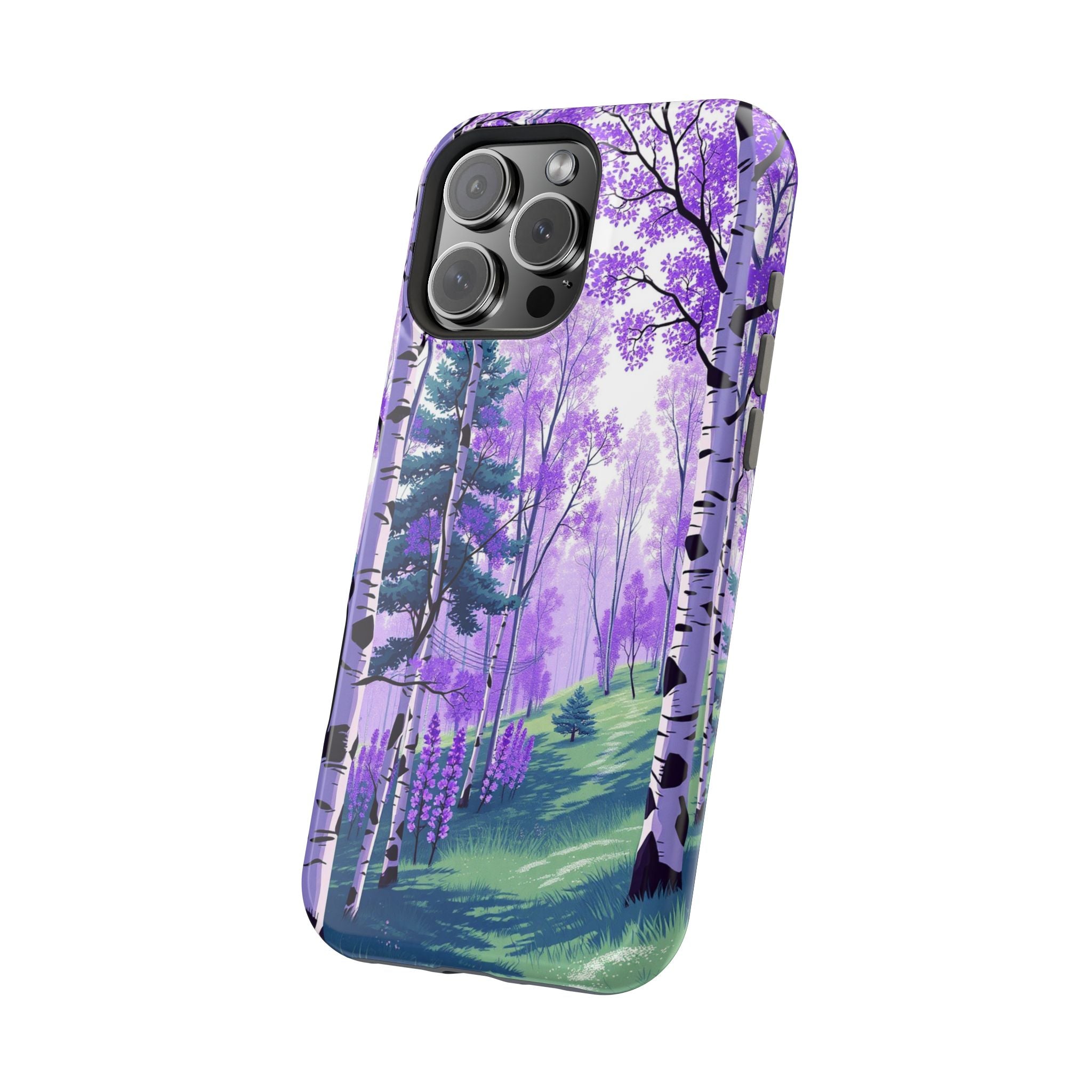 iPhone Birch Grove Electric Art Slim Everyday Designer Case · iPhone Case