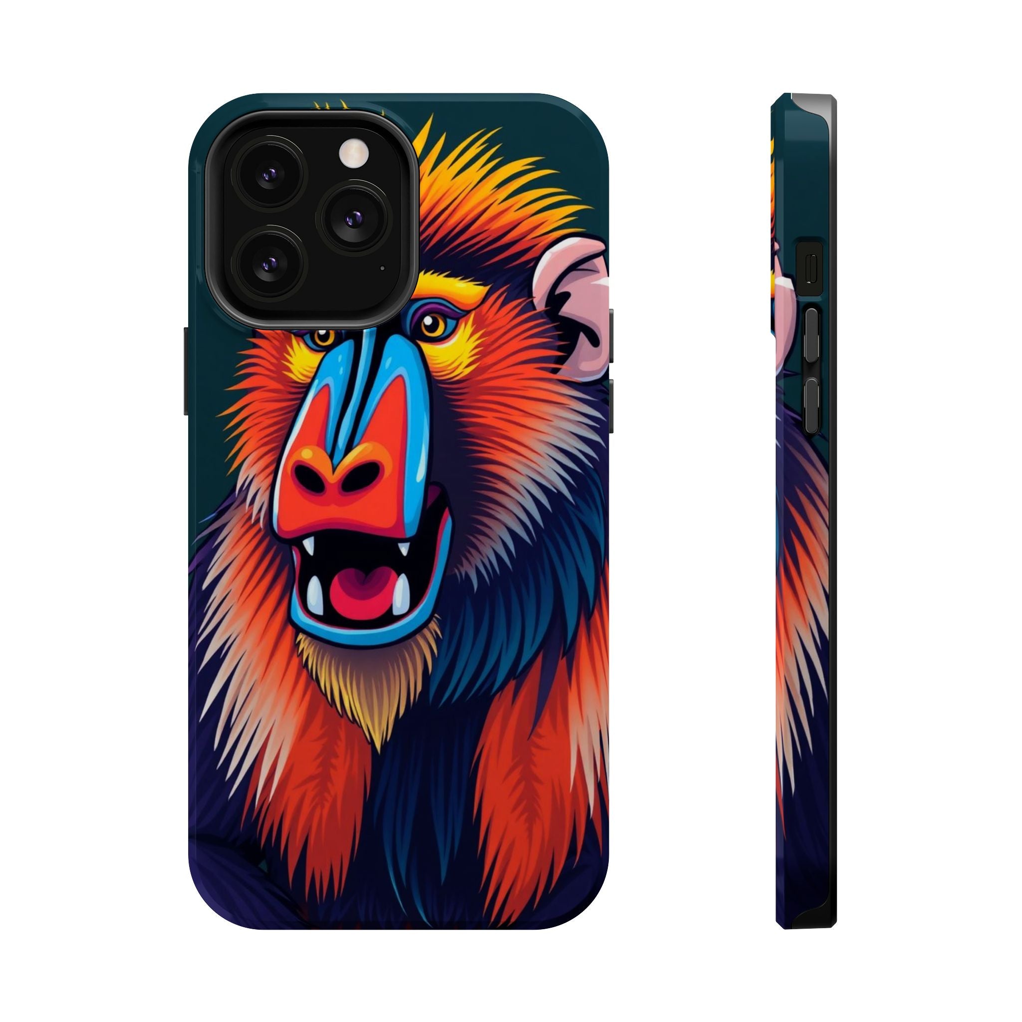 iPhone Mandrill Colorful Face Kids Fun iPhone Phone Case Gift Slim · iPhone Case