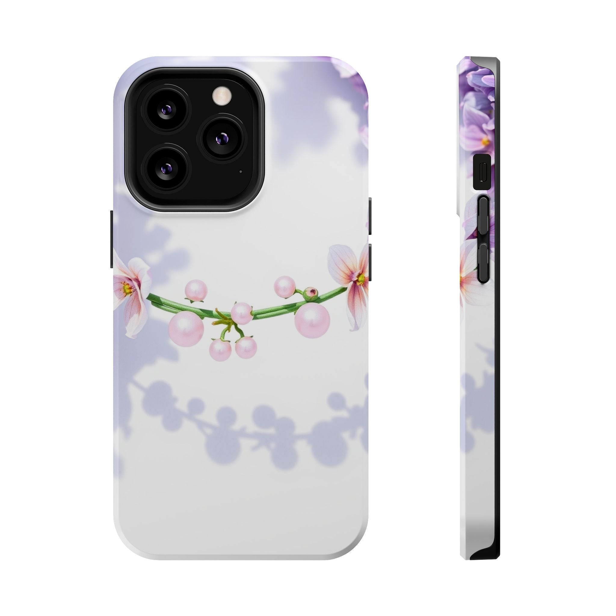 iPhone Vibrant Floral Crown Design Clean Minimal Snap Cas Slim Snap Case · iPhon