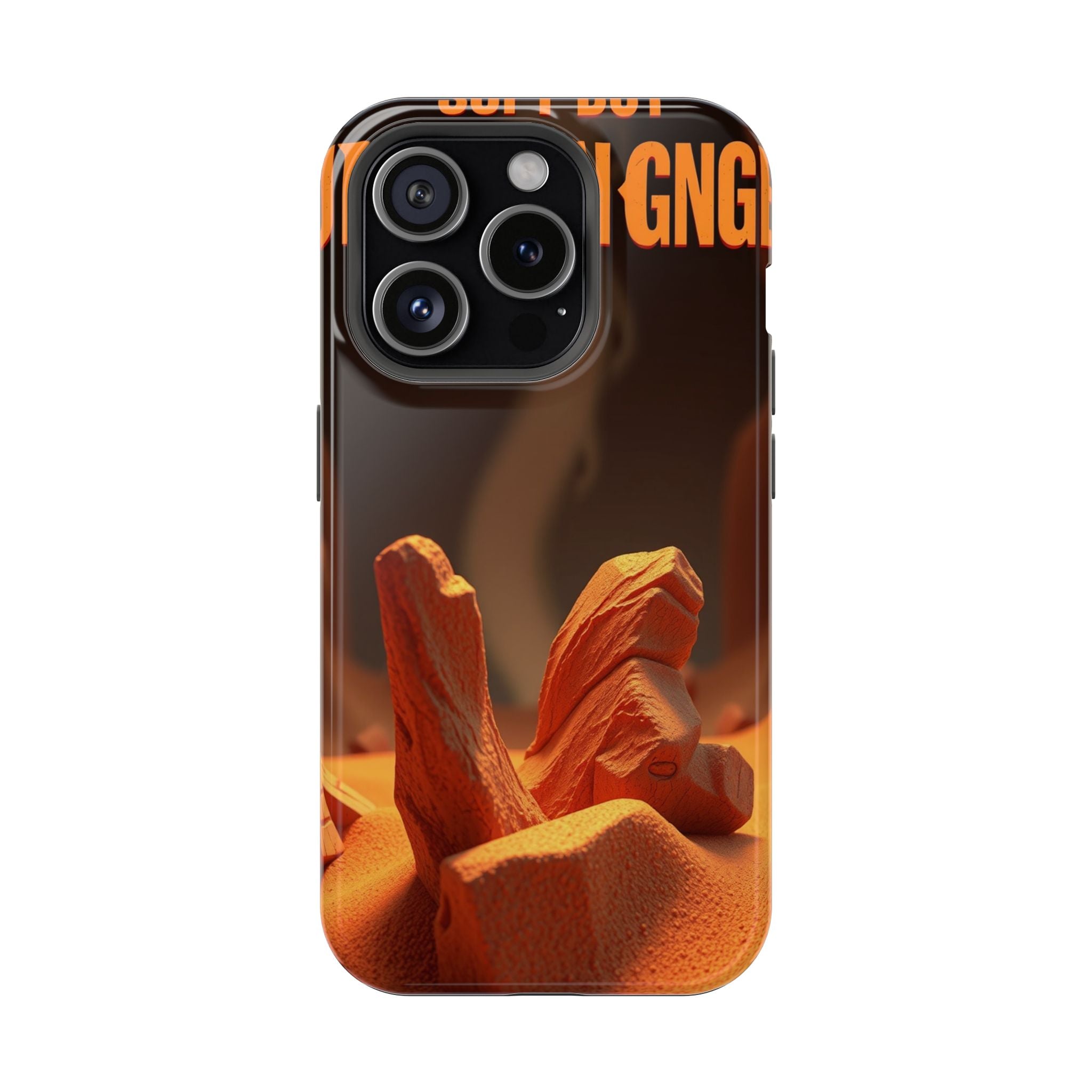 iPhone Earthy Soft but Unhinged Design Slim Everyday Designer Case · iPhone Case