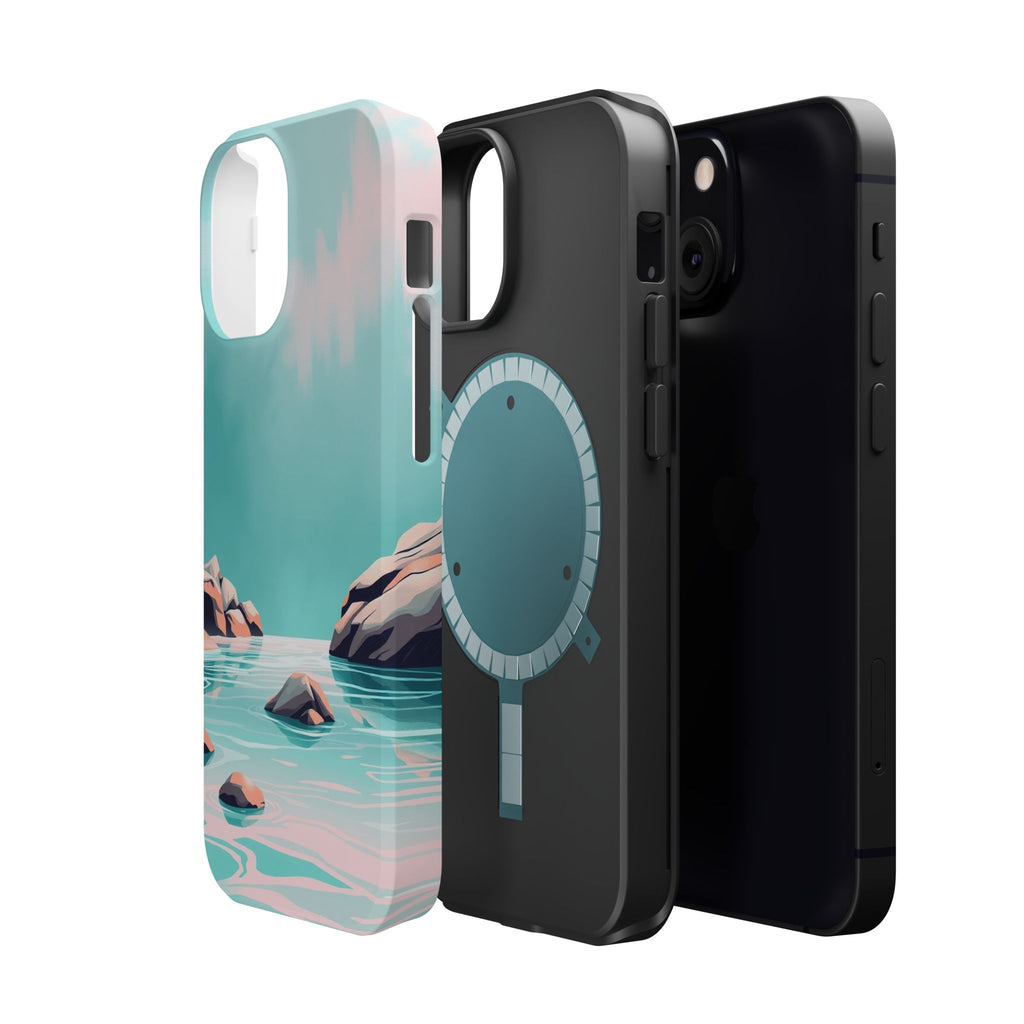 iPhone Vibrant Tidal Pool Design Bold Modern Everyday Snap Case · iPhone Case