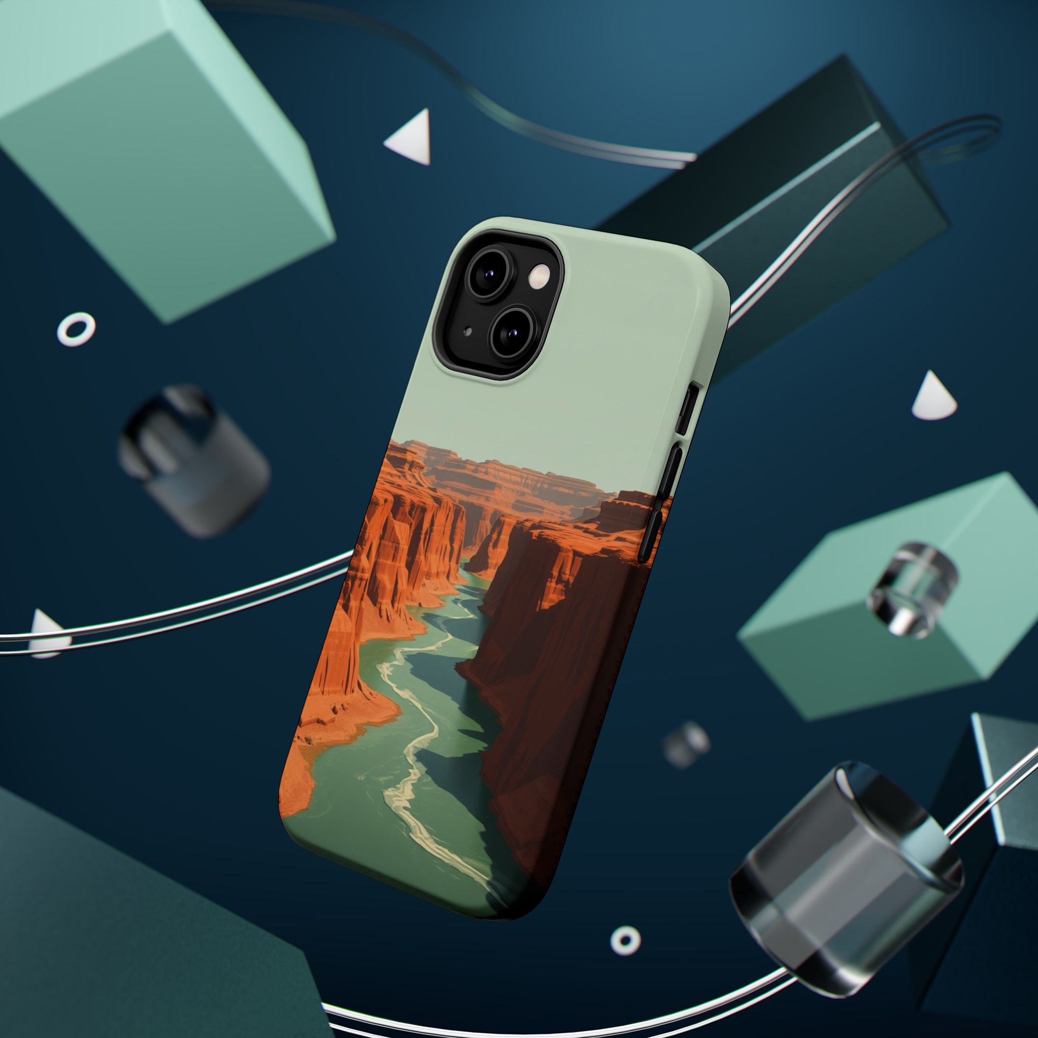 iPhone Burnt Orange And Sand River Canyon Slim iPhone Everyday Designer · iPhone