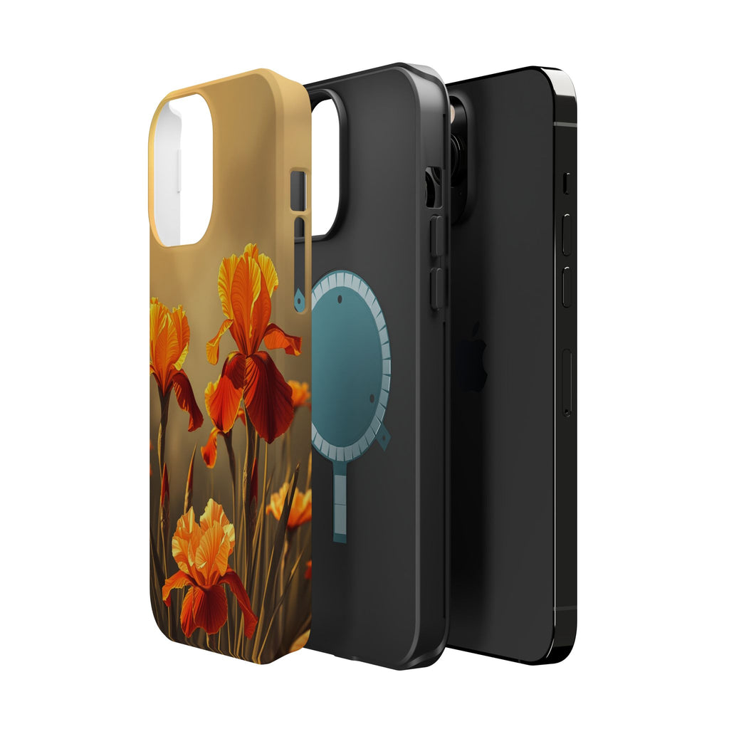 iPhone Iris Garden Gold Foil Luxury Slim Everyday Designer Case · iPhone Case