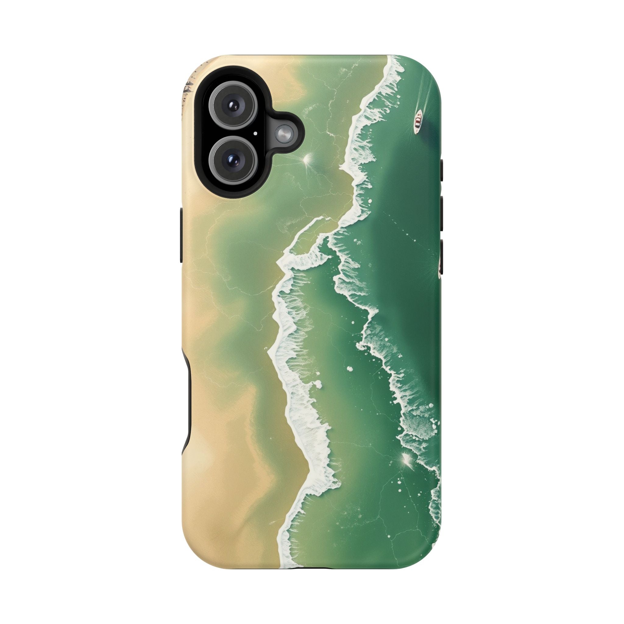 iPhone Shoreline Aerial Bold Art Bold Modern Everyday Snap Case · iPhone Case