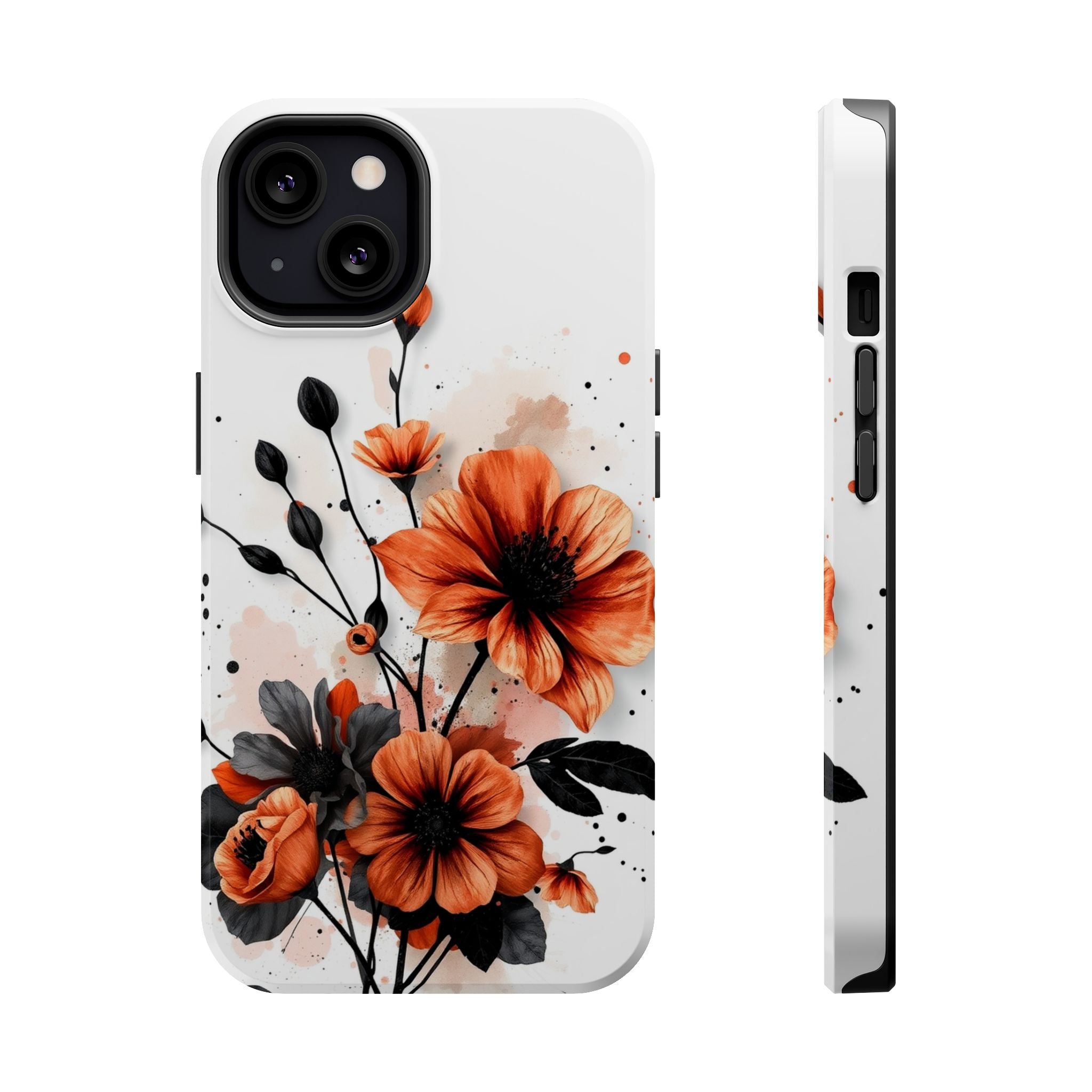 iPhone Floral Watercolor Splash 3D Digital Slim iPhone Everyday · iPhone Case