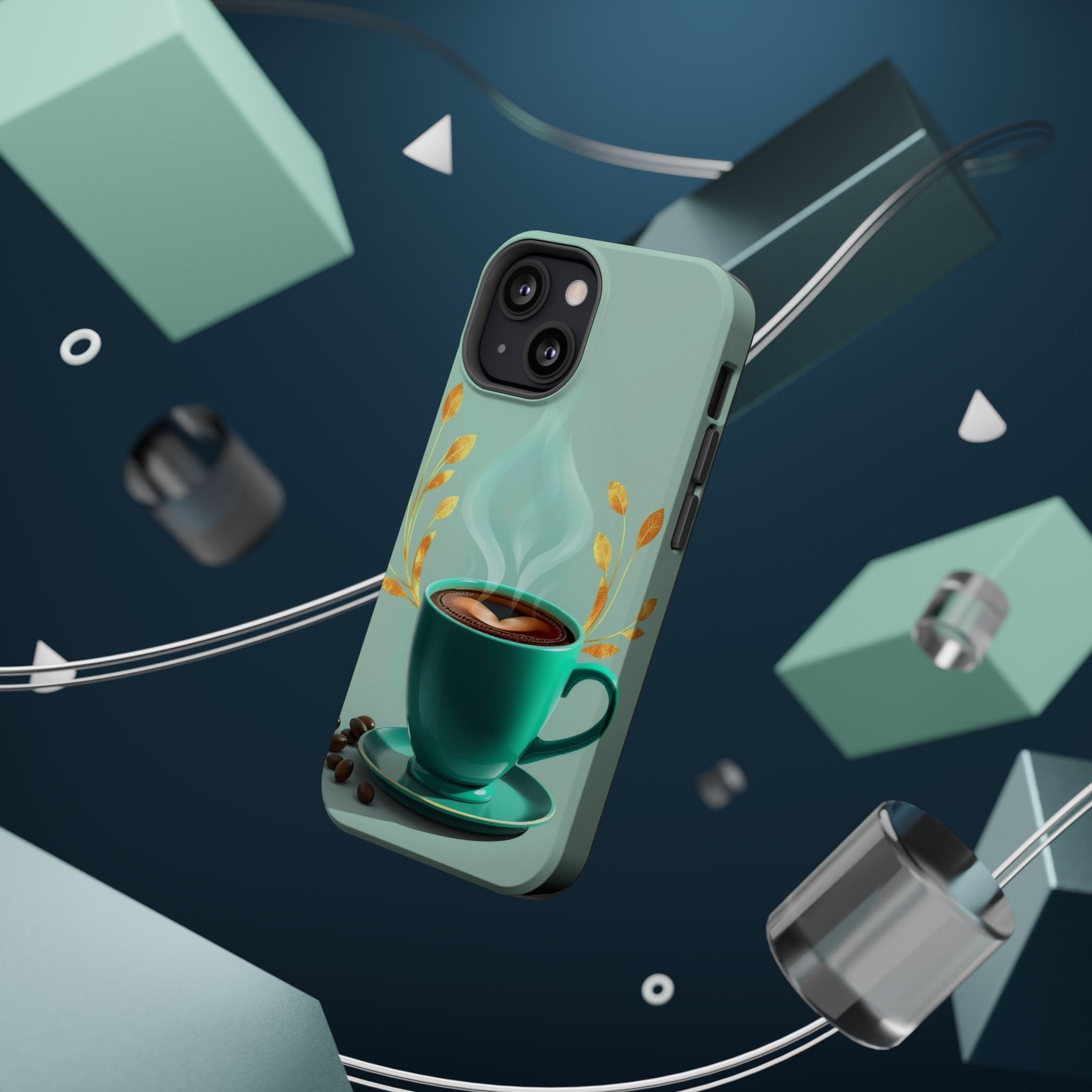 iPhone Radiant Emotional Support Coffee Design Soft Finish Everyday Case · iPhon