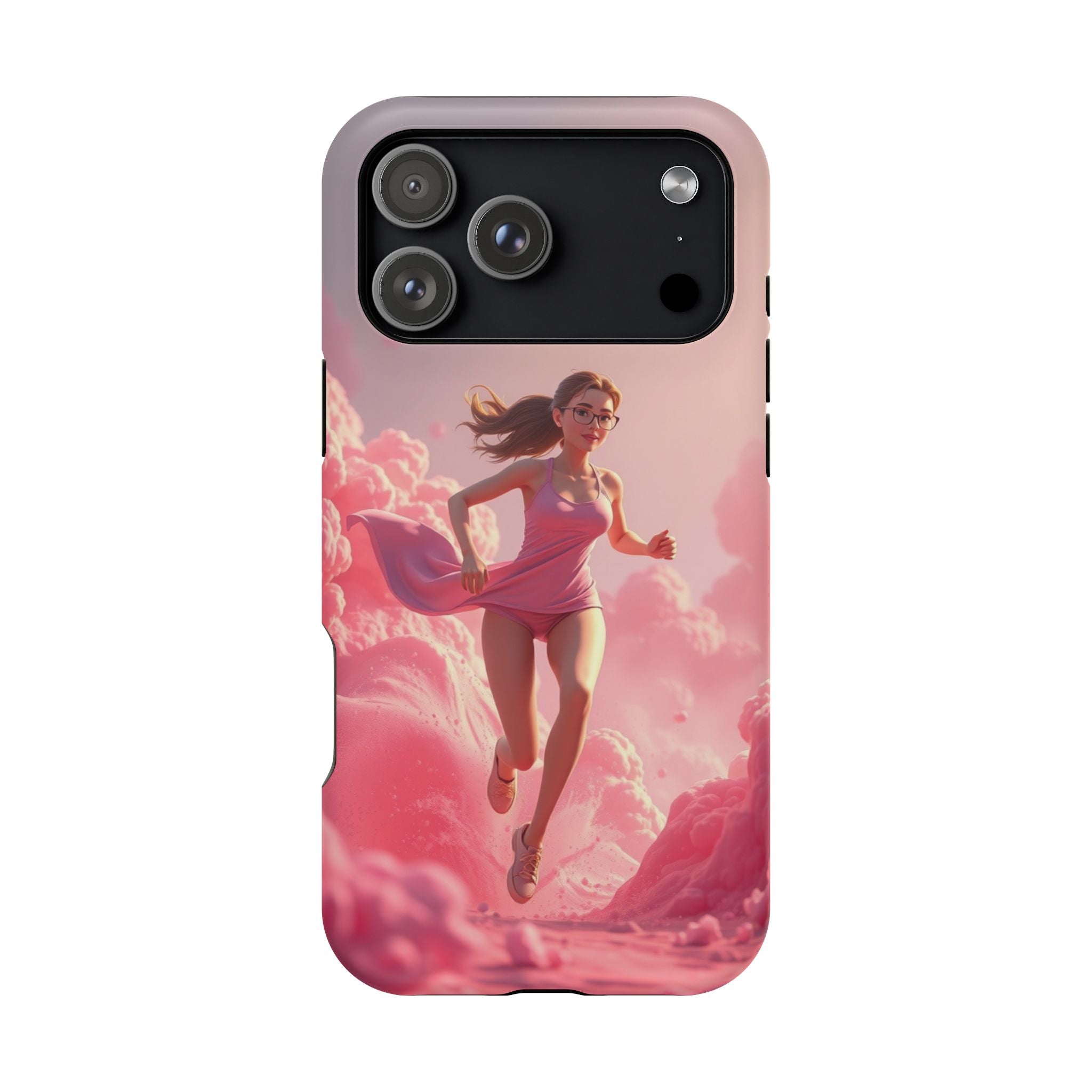 iPhone on Fumes 3D Digital Bold Modern Everyday Snap Case · iPhone Case