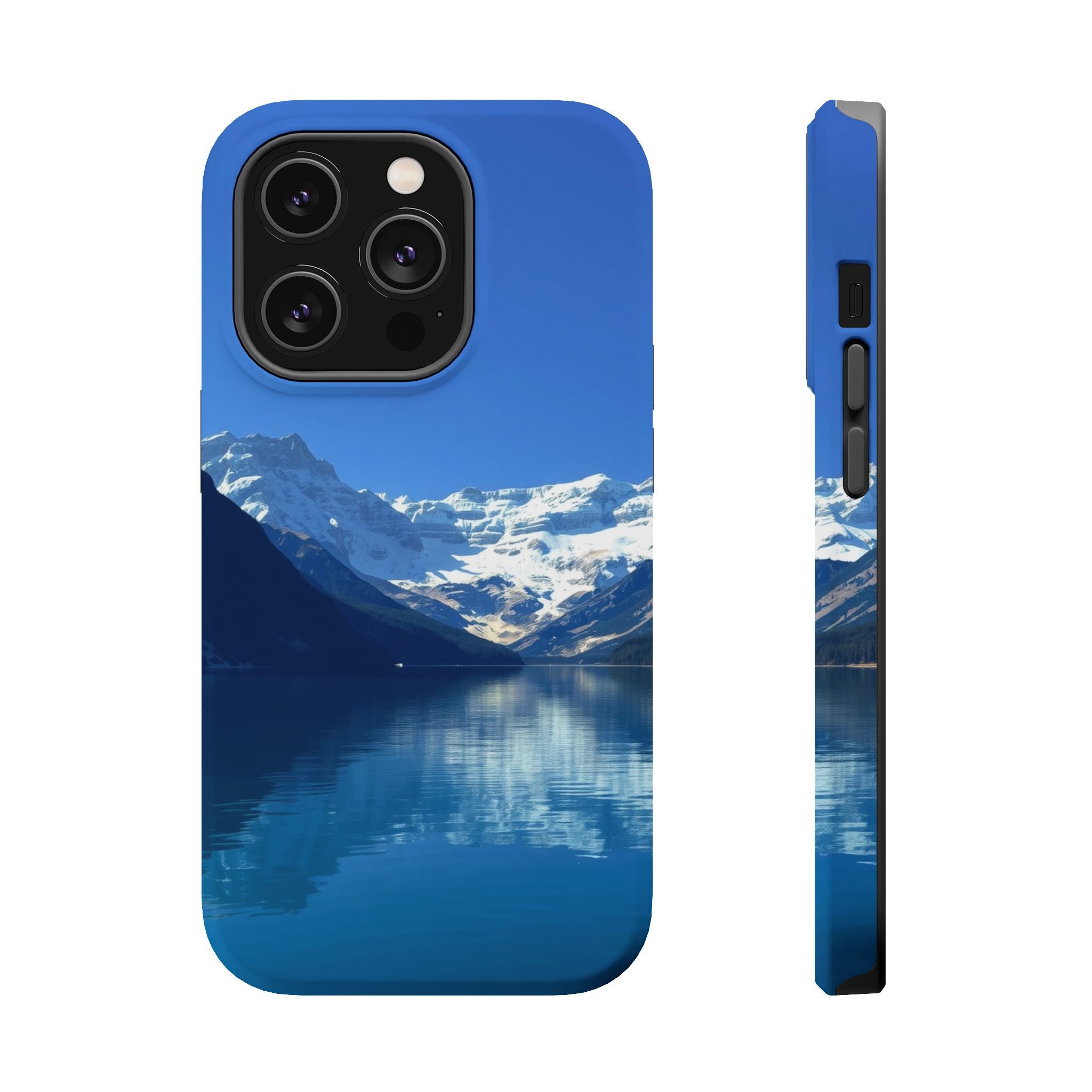 iPhone Glacier Lake Cinematic Art Bold Modern Everyday Snap Case · iPhone Case