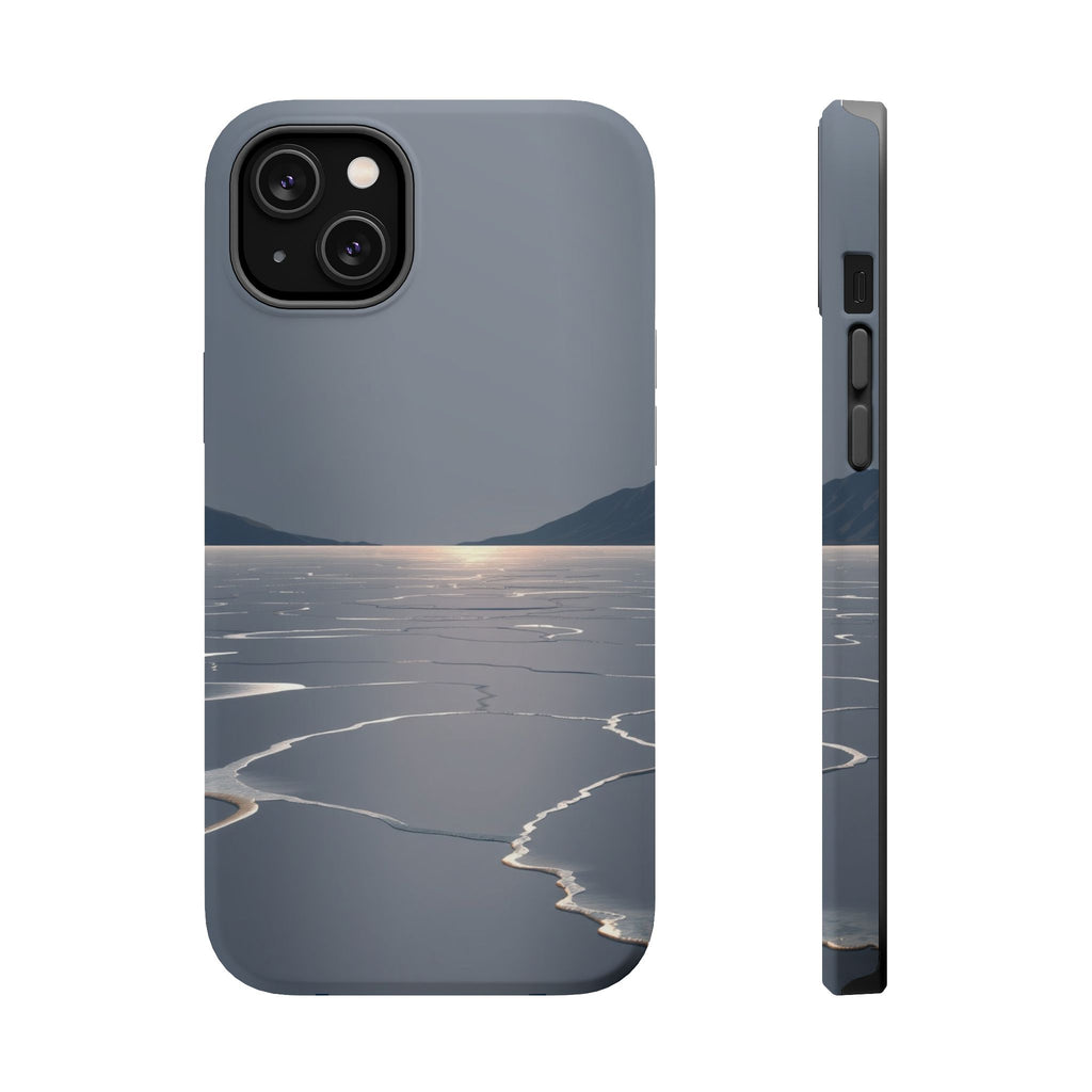 iPhone Charcoal And Copper Salt Flat Mirror Slim iPhone Everyday · iPhone Case