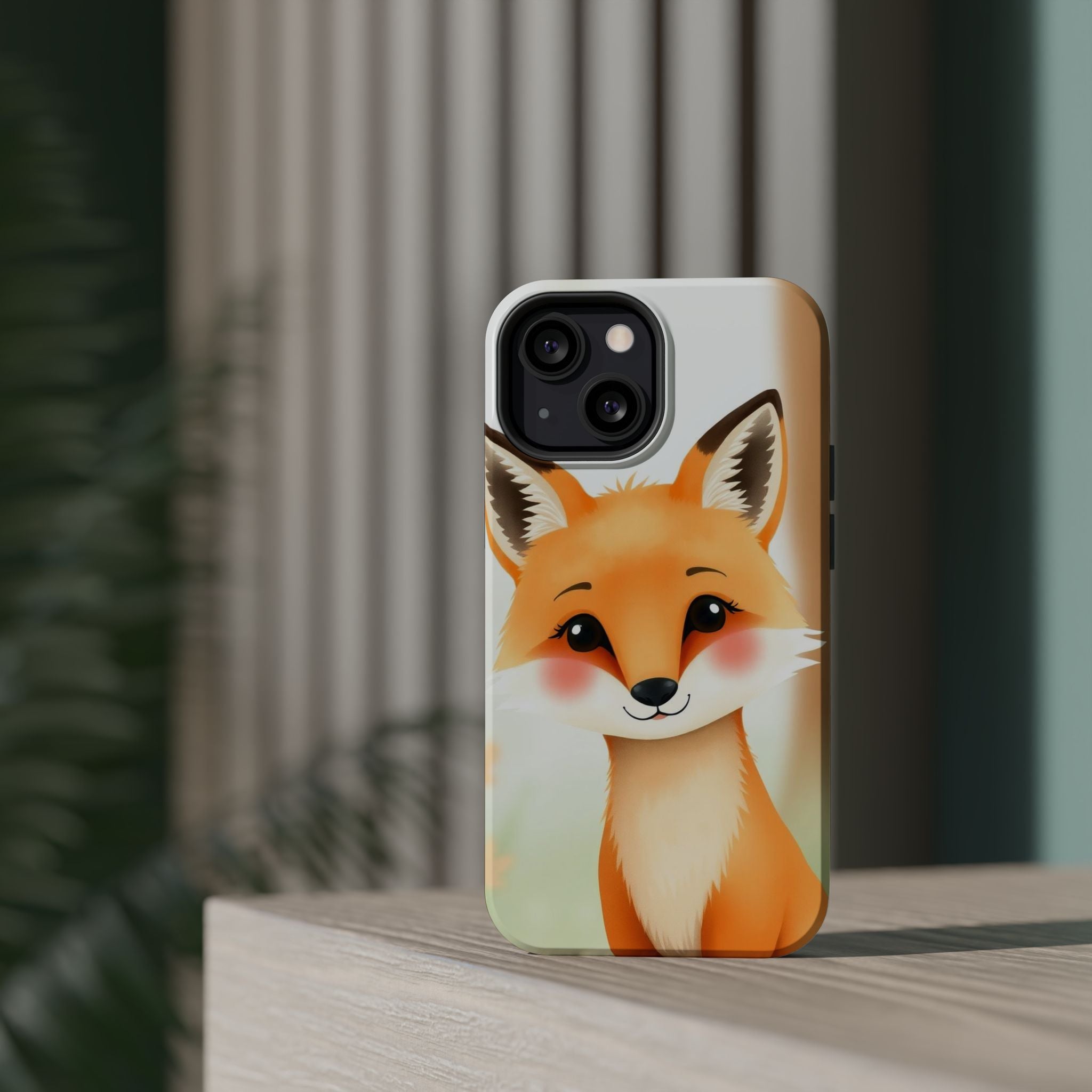 iPhone Watercolor Fox Portrait Kids Fun iPhone Phone Case Gift Slim · iPhone Cas