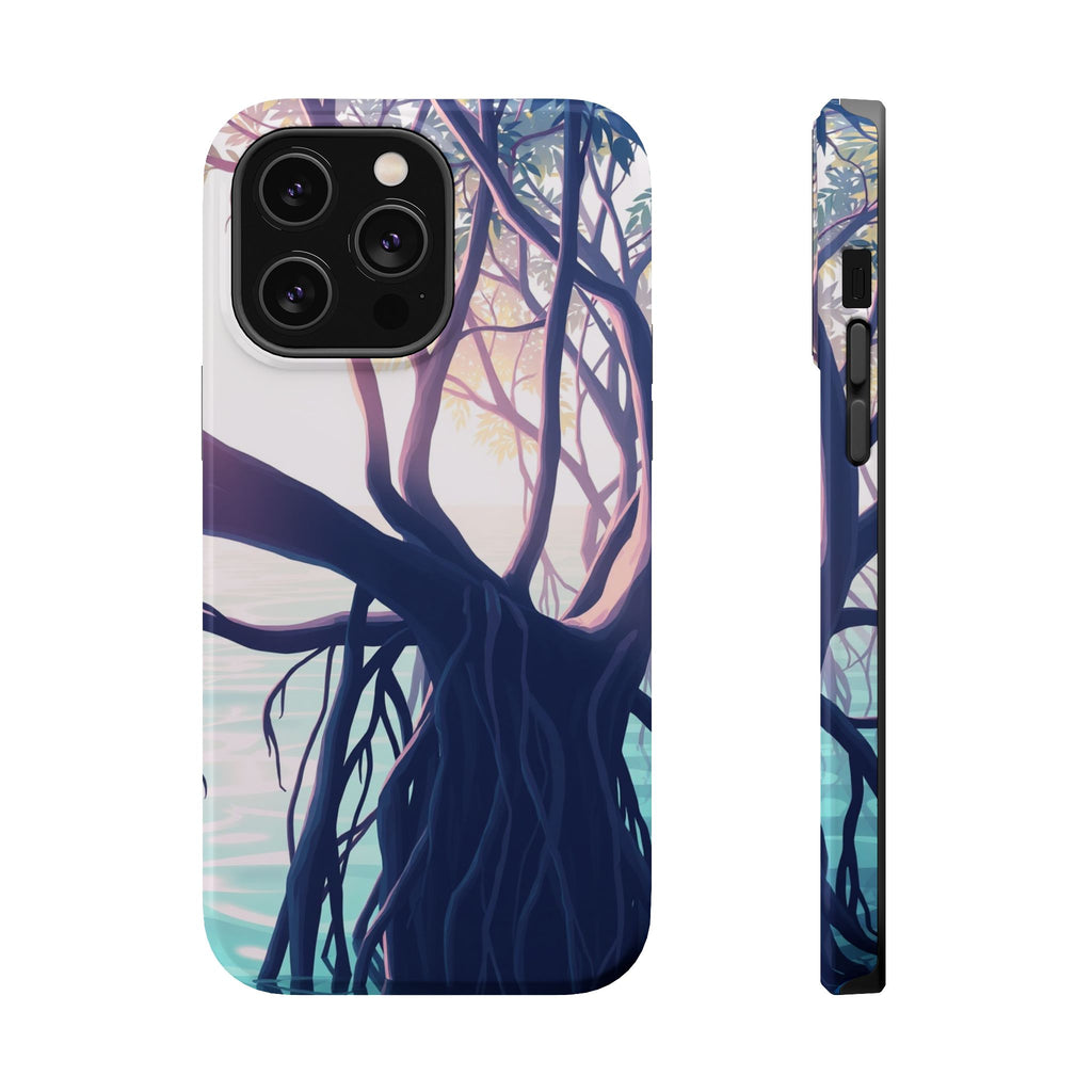iPhone Mangrove Roots Holographic Iridescent Slim iPhone Everyday · iPhone Case