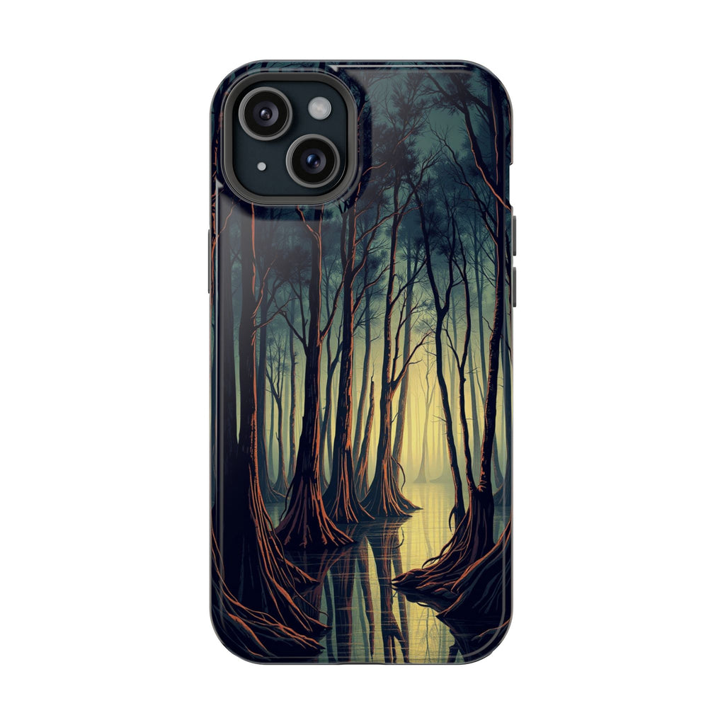 iPhone Cypress Swamp Cinematic Art Bold Modern Everyday Snap Case · iPhone Case