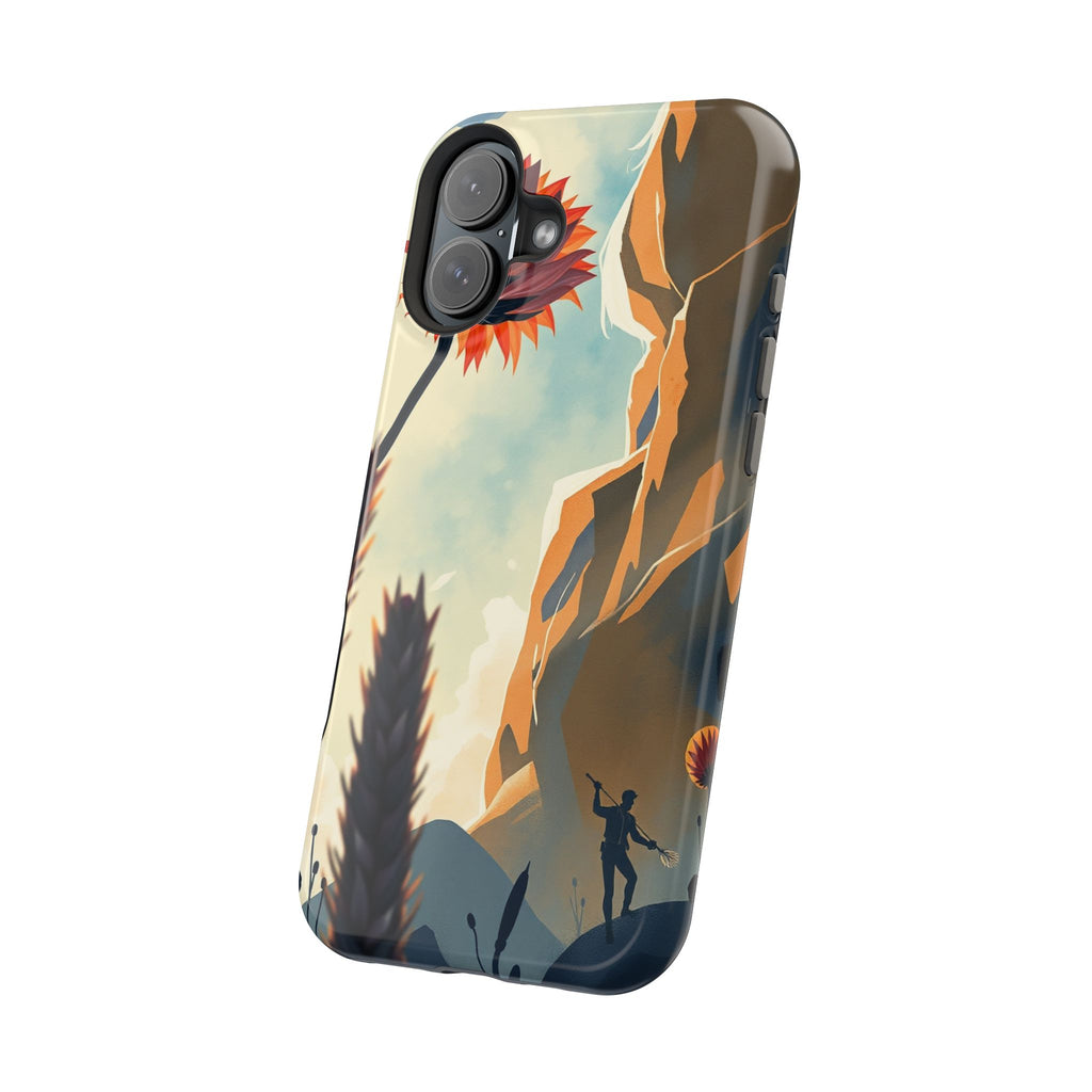 iPhone Bud Burst Vibrant Watercolor Artistic Everyday Cas Slim Snap Case · iPhon