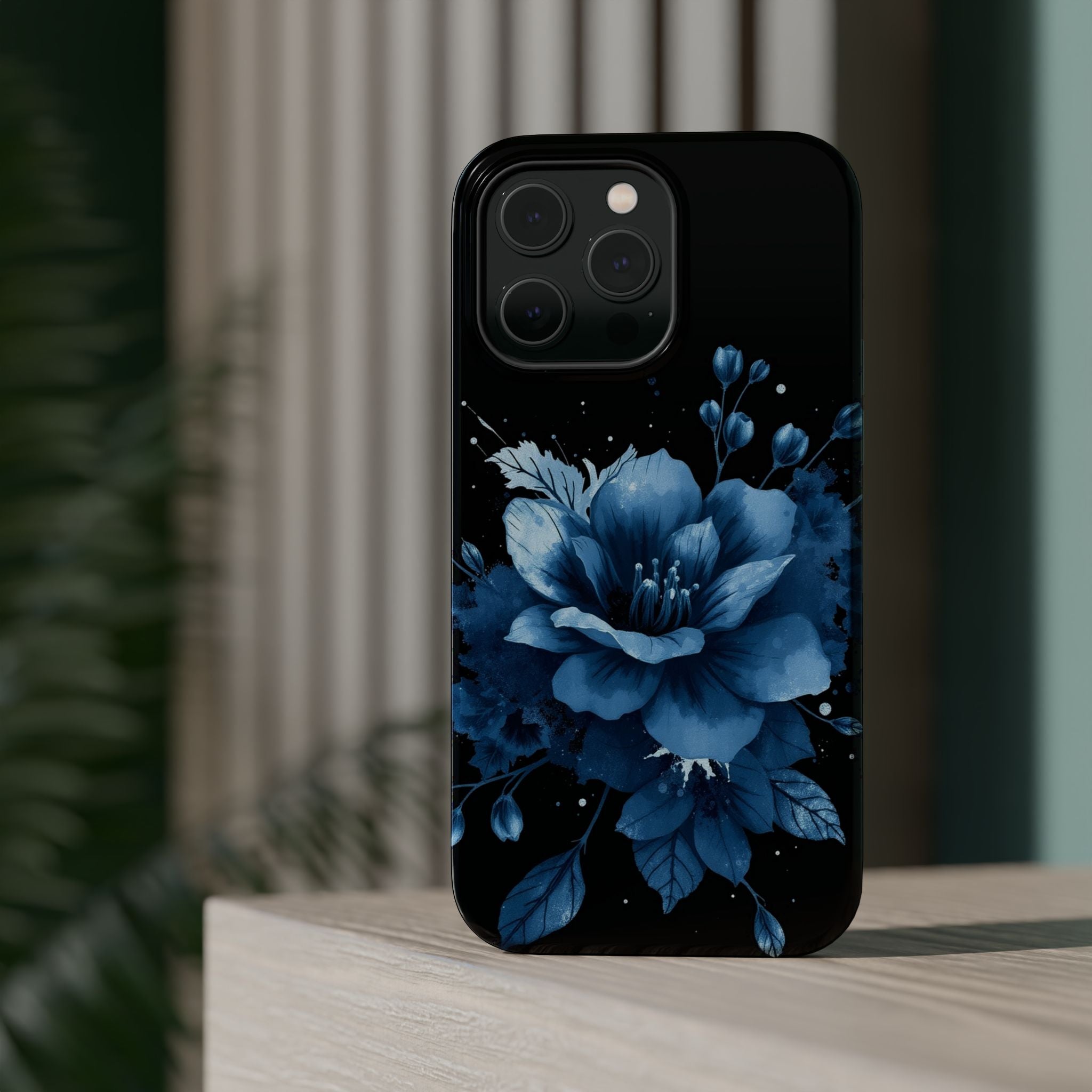 iPhone Serene Floral Watercolor Splash Design Slim Everyday Designer · iPhone Ca