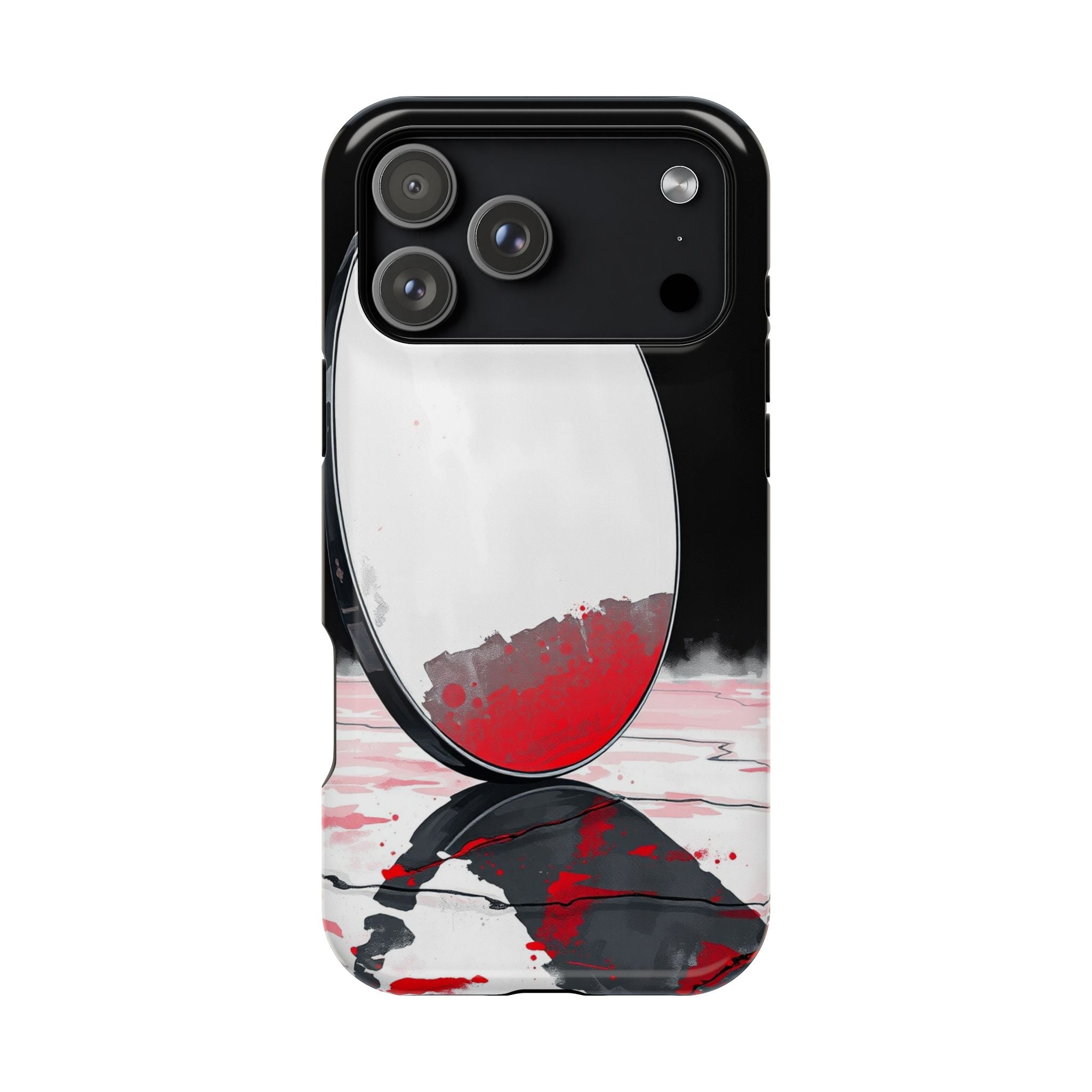 iPhone Earthy Salt Flat Mirror Design Slim Everyday Designer Case · iPhone Case