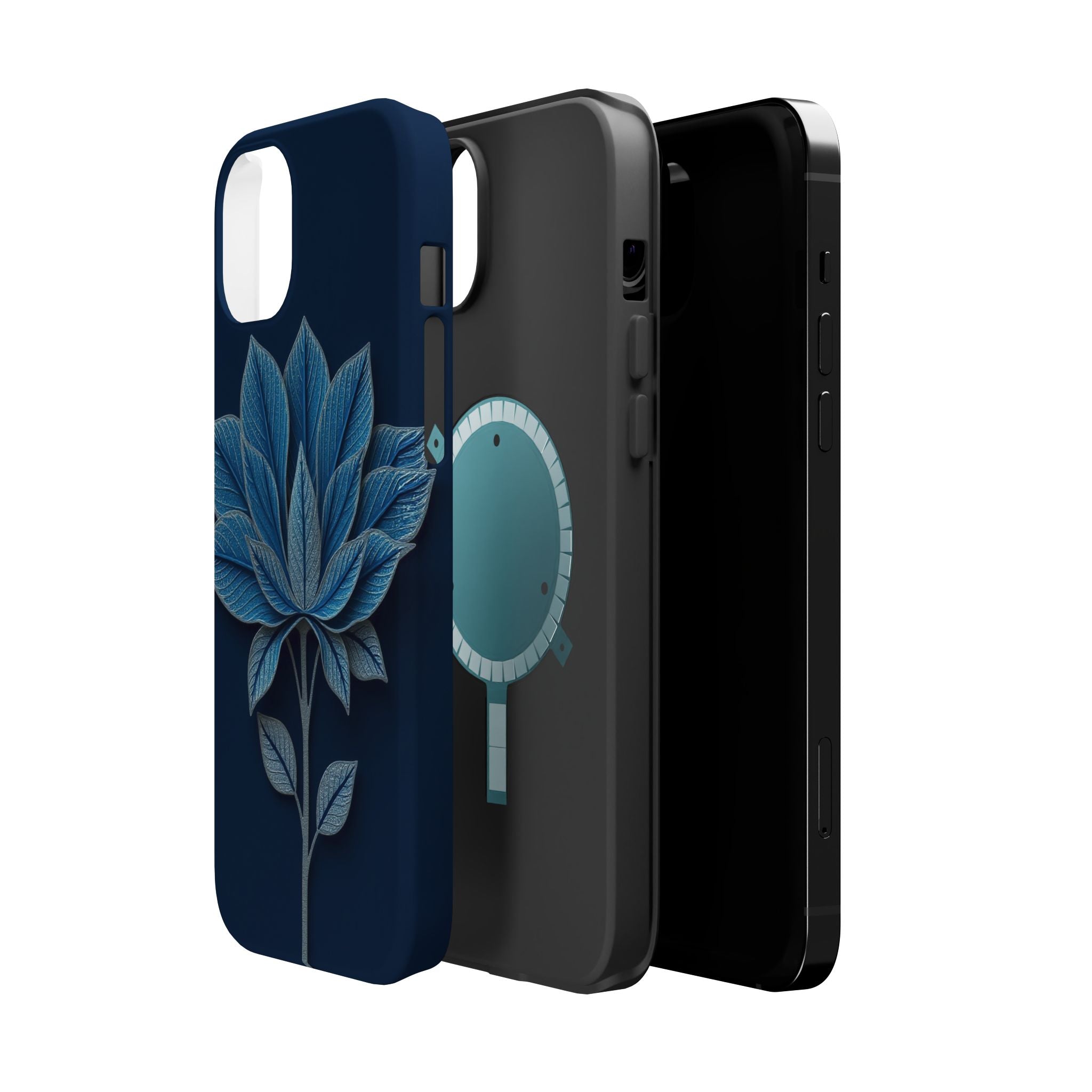 iPhone Night Bloomer Paper Cut Art Bold Modern Everyday Snap Case · iPhone Case