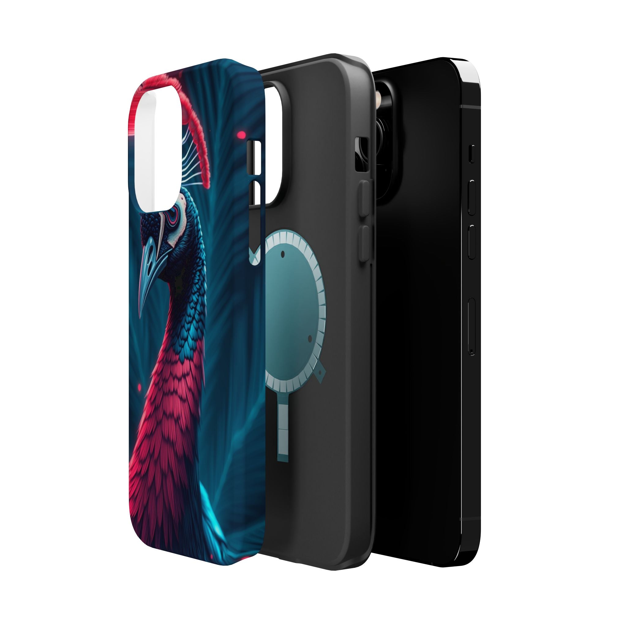 iPhone Nouveau Peacock Electric Art Slim Everyday Designer Case · iPhone Case