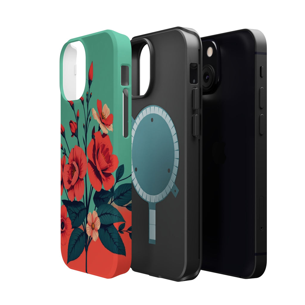 iPhone Pin-up Floral Cinematic Art Bold Modern Everyday Snap Case · iPhone Case