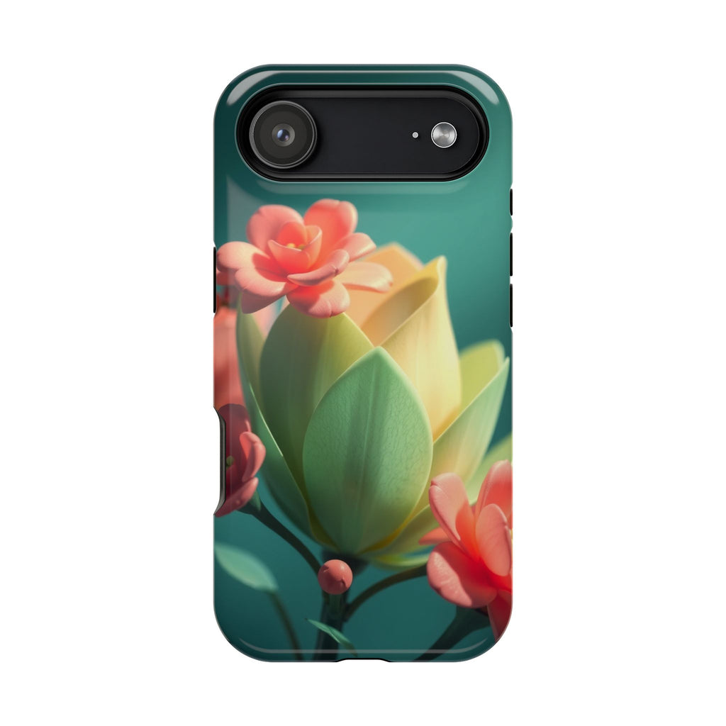 iPhone Floral Geometric Electric Art Slim Everyday Designer Case · iPhone Case