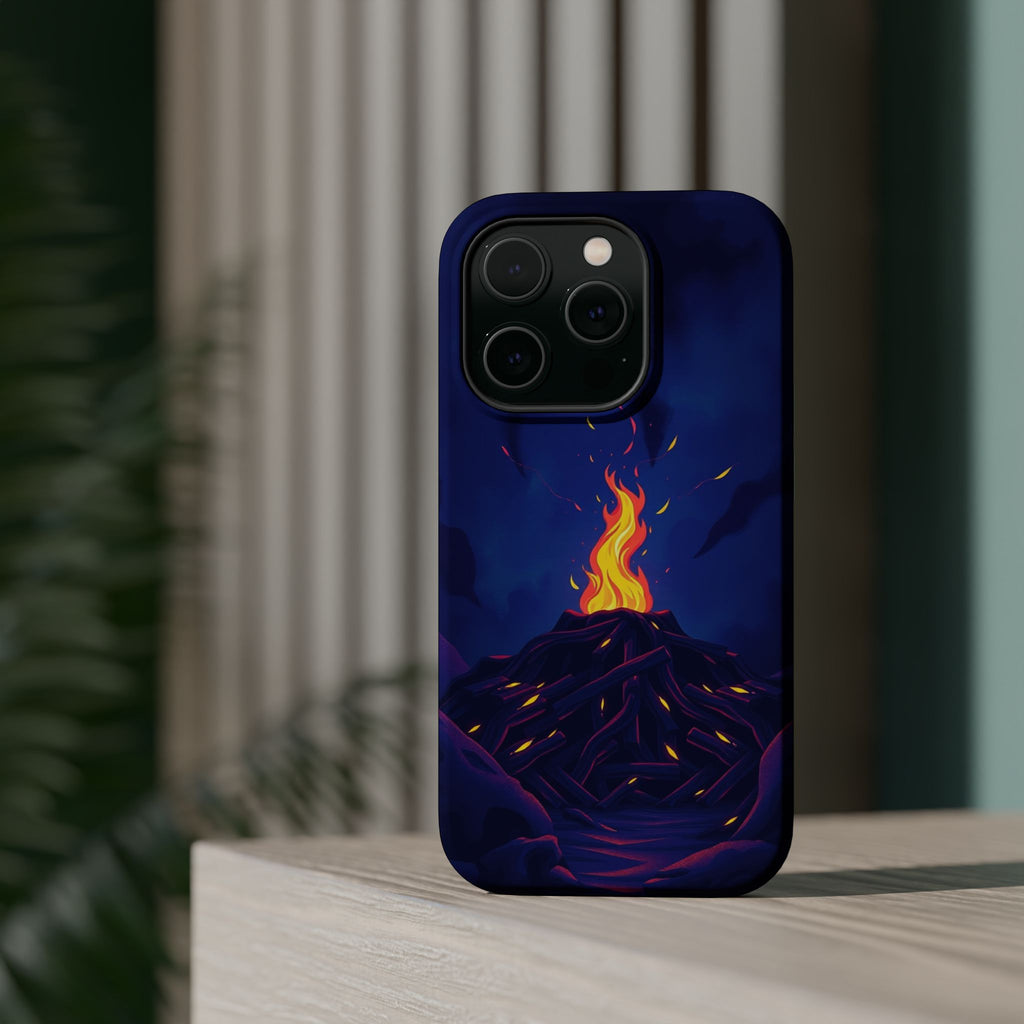 iPhone Wildfire Glow Dark Academia Bold Modern Everyday Snap Case · iPhone Case