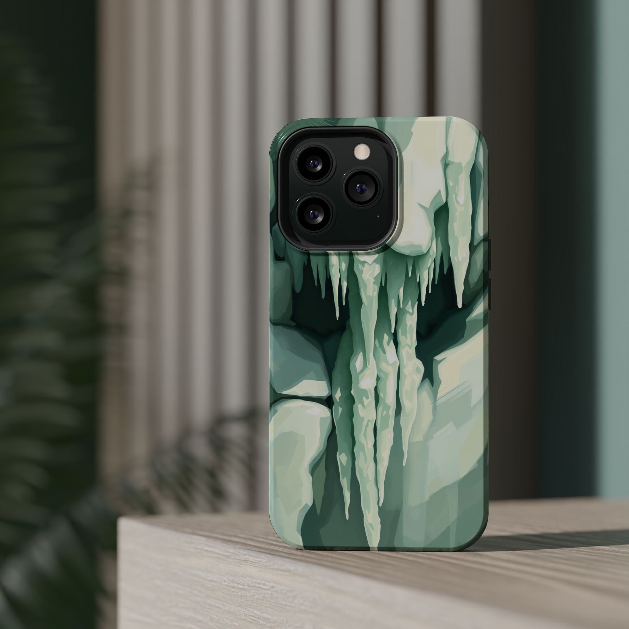 iPhone Earthy Icicle Formation Design Slim Everyday Designer Case · iPhone Case