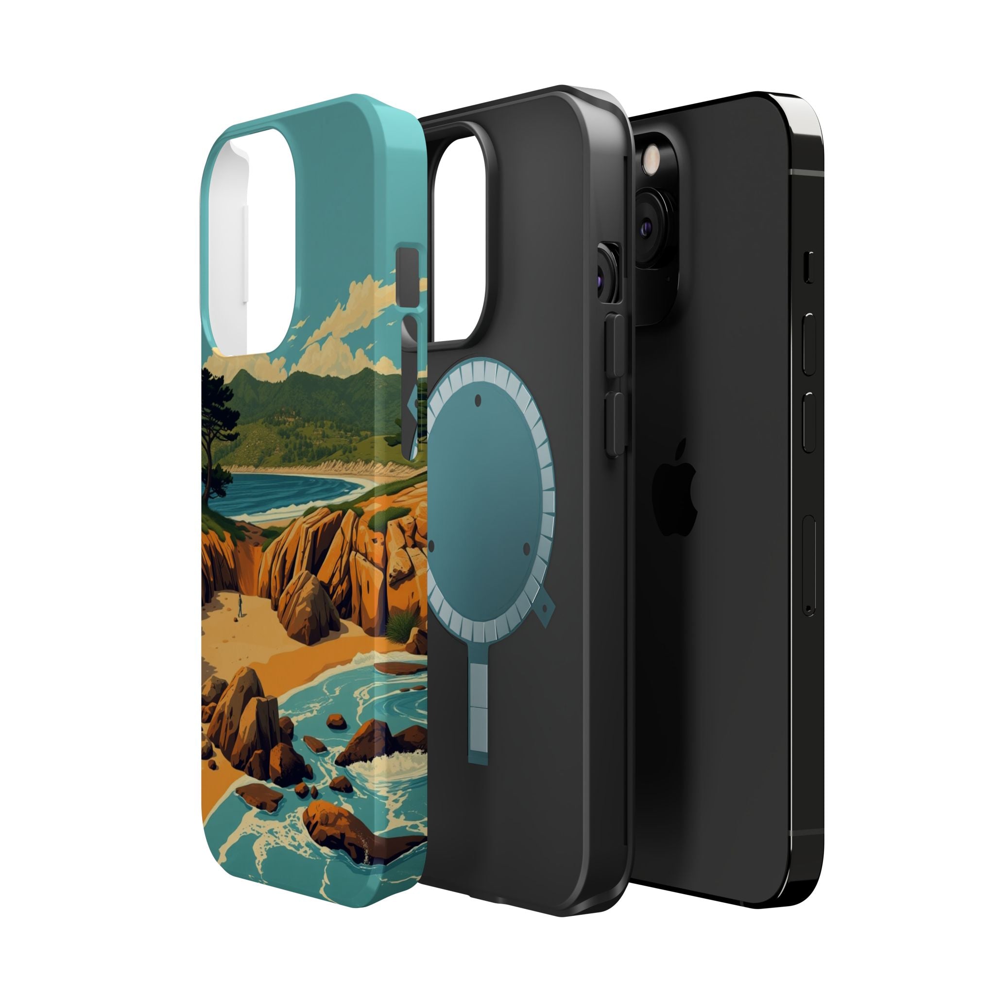 iPhone Pebble Beach Vintage Retro Poster Slim Everyday iPhone Designer · iPhone
