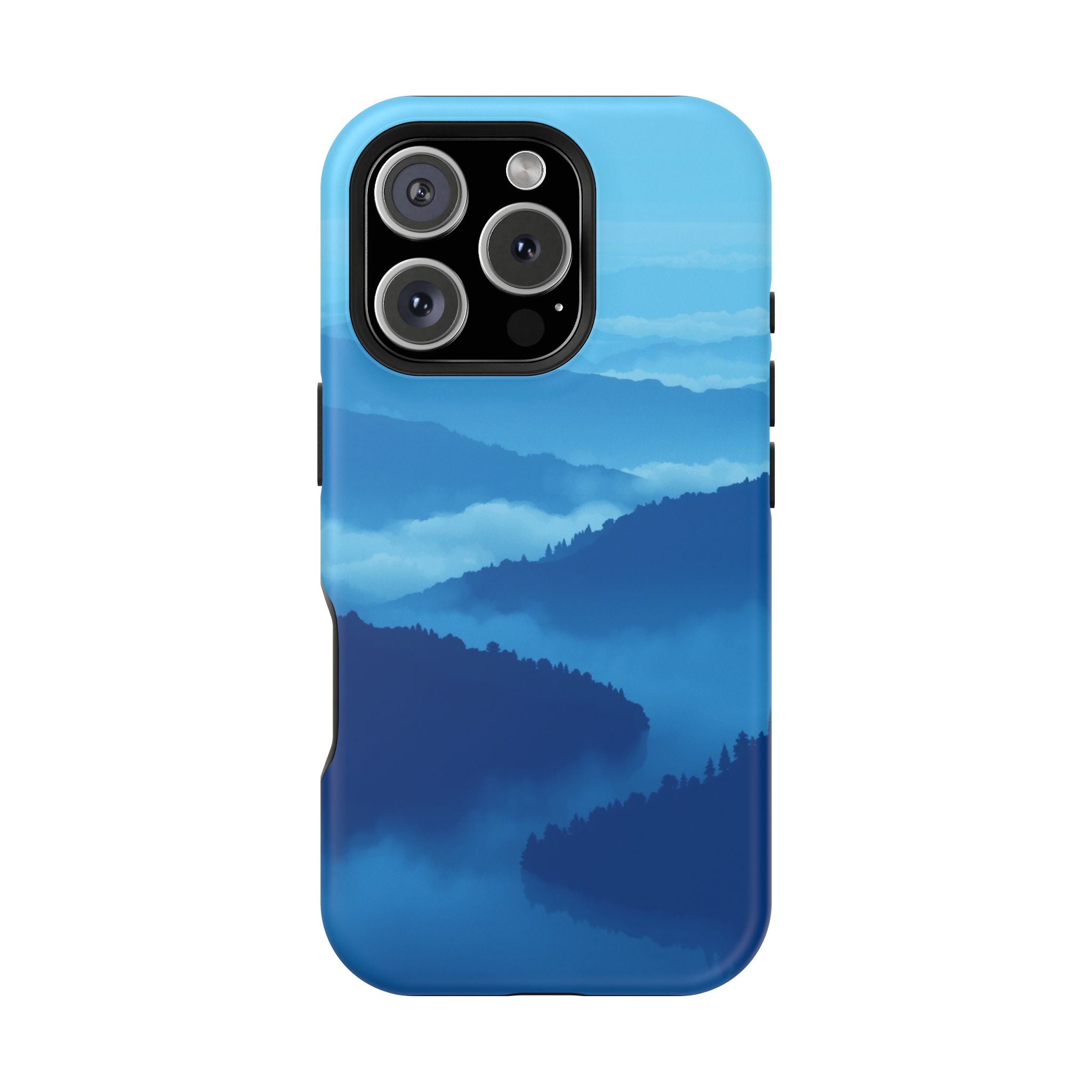 iPhone Fog Rolling Over Hills Pixel Art -Bit Slim iPhone Everyday · iPhone Case