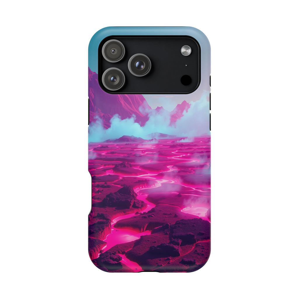 iPhone Lava Field Bold Art 17 Slim Everyday Designer Case · iPhone Case
