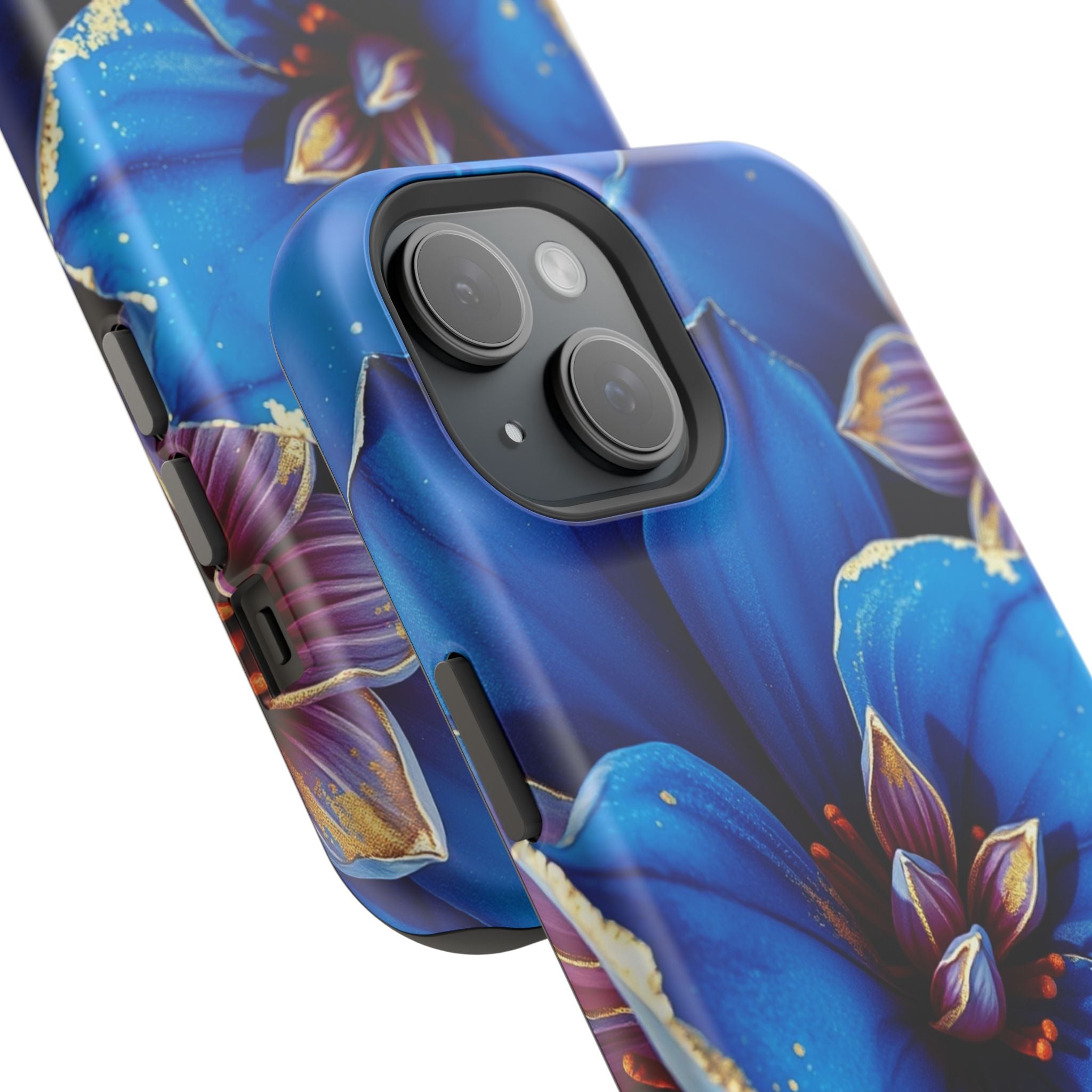 iPhone Floral Gold Foil Serene Design Slim Snap Case Ga · iPhone Case