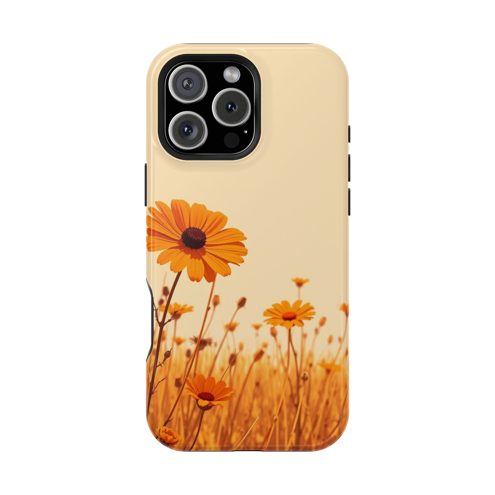 iPhone Wildflower Field Minimalist Line Art Slim Everyday Designer Case · iPhone