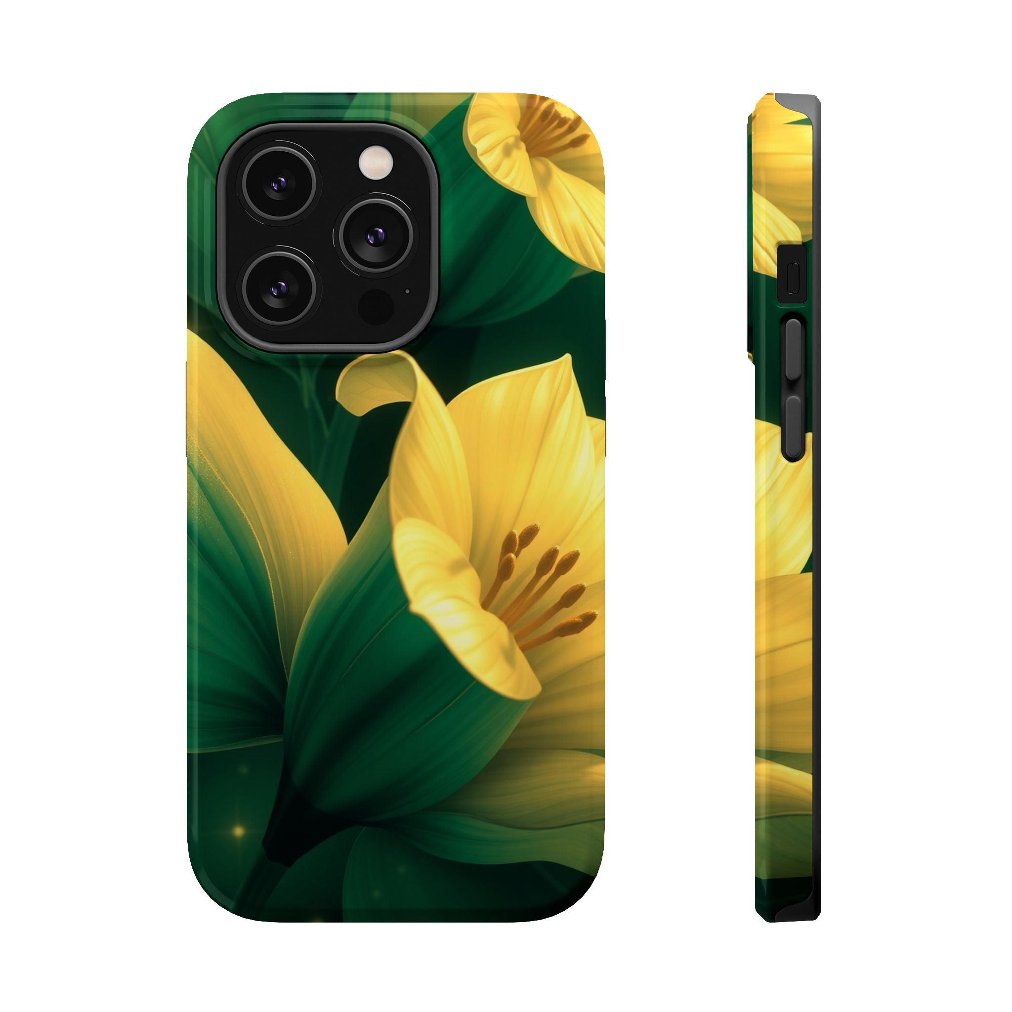 iPhone Night Bloomer Gold Foil Luxury Slim Everyday Designer Case · iPhone Case