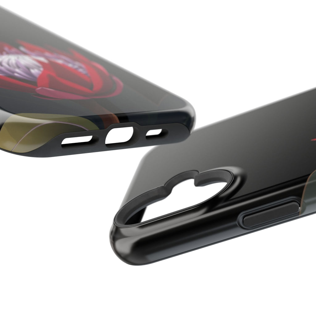 iPhone Black And Crimson Protea Bold Slim Everyday Designer Case · iPhone Case