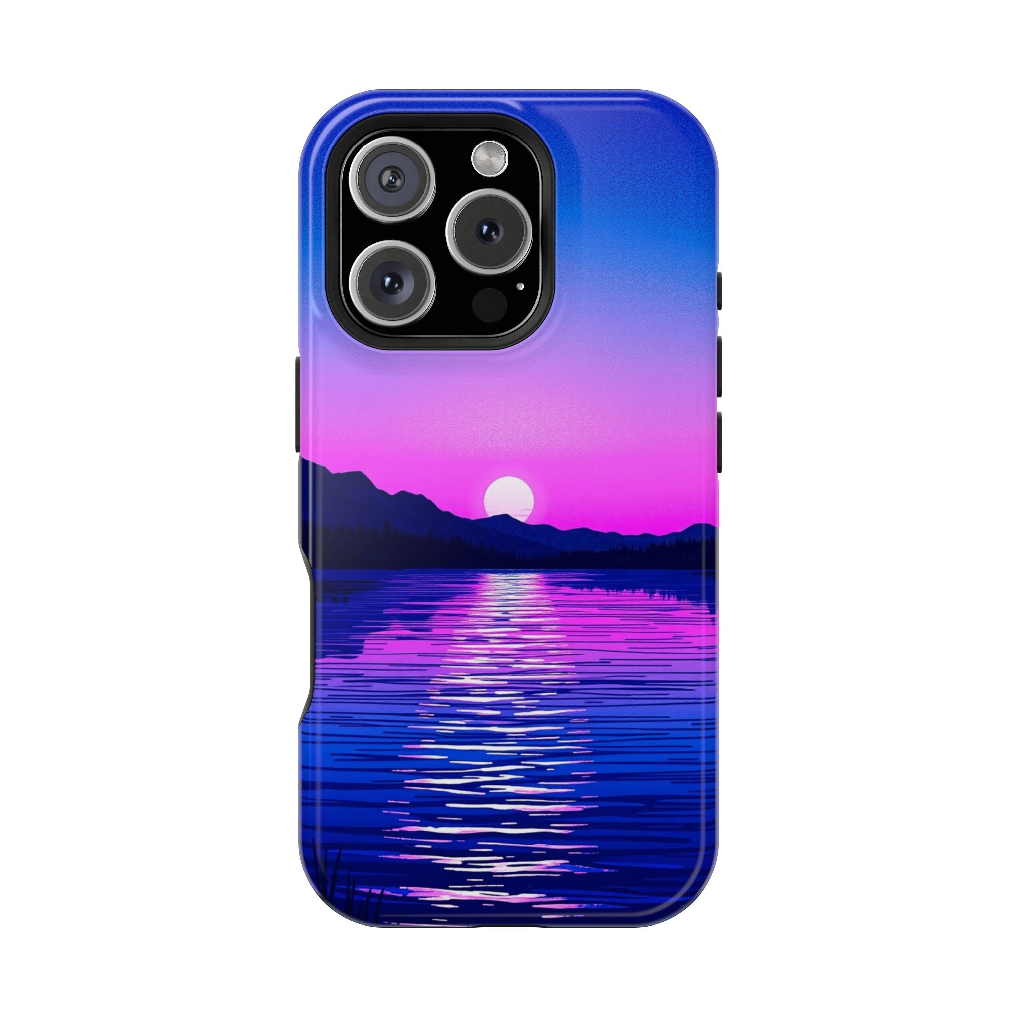 iPhone Indigo And Violet Lake at Twilight Slim iPhone Everyday Designer · iPhone