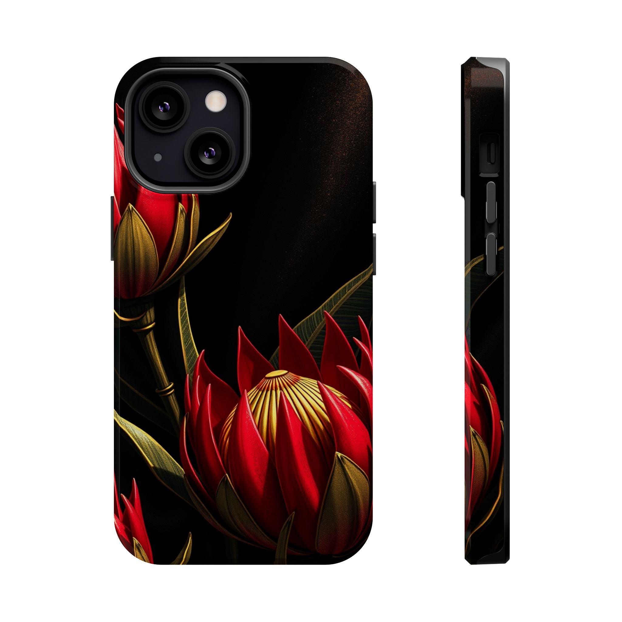 iPhone Protea Bold Gold Foil Luxury Slim Everyday Designer Case · iPhone Case