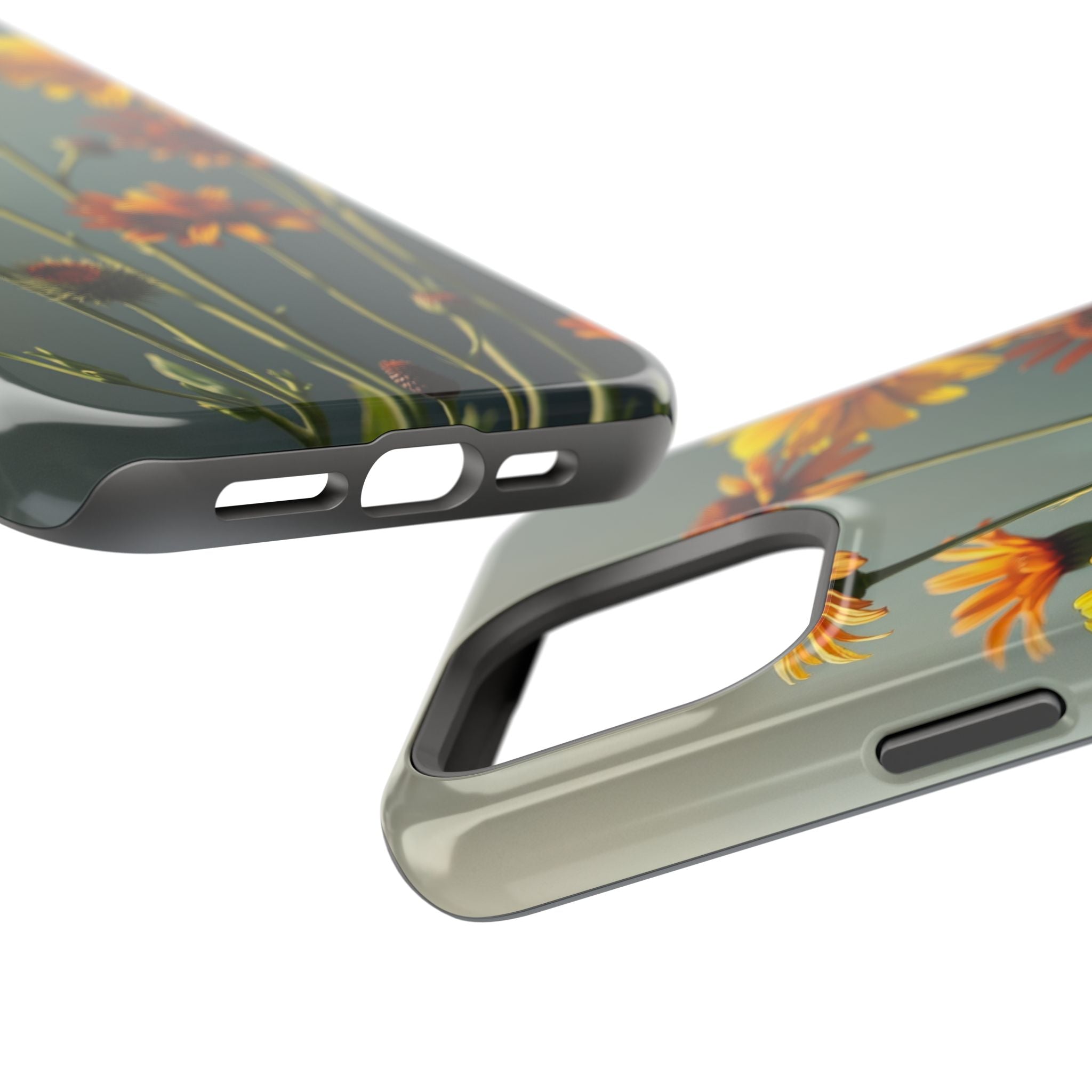 iPhone Mustard And Rust Wildflower Bunch Slim Everyday iPhone Designer · iPhone