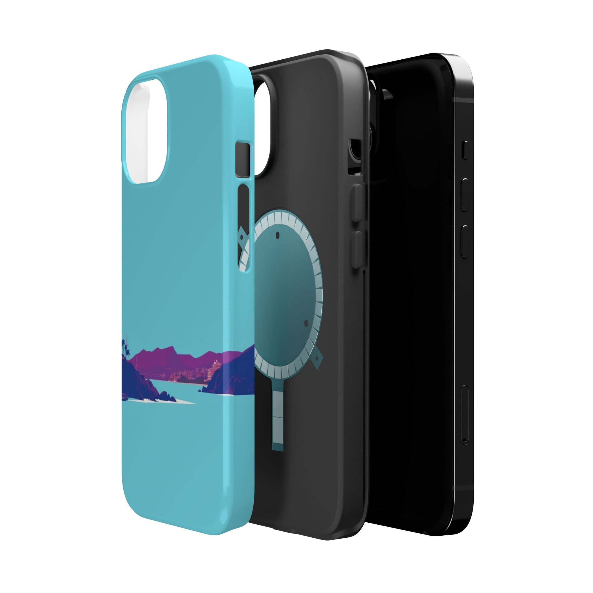 iPhone Hibiscus Coast Mystic Art Bold Modern Everyday Snap Case · iPhone Case