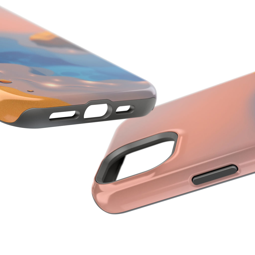 iPhone Burnt Orange And Sand Tidal Pool Slim Everyday iPhone Designer · iPhone C
