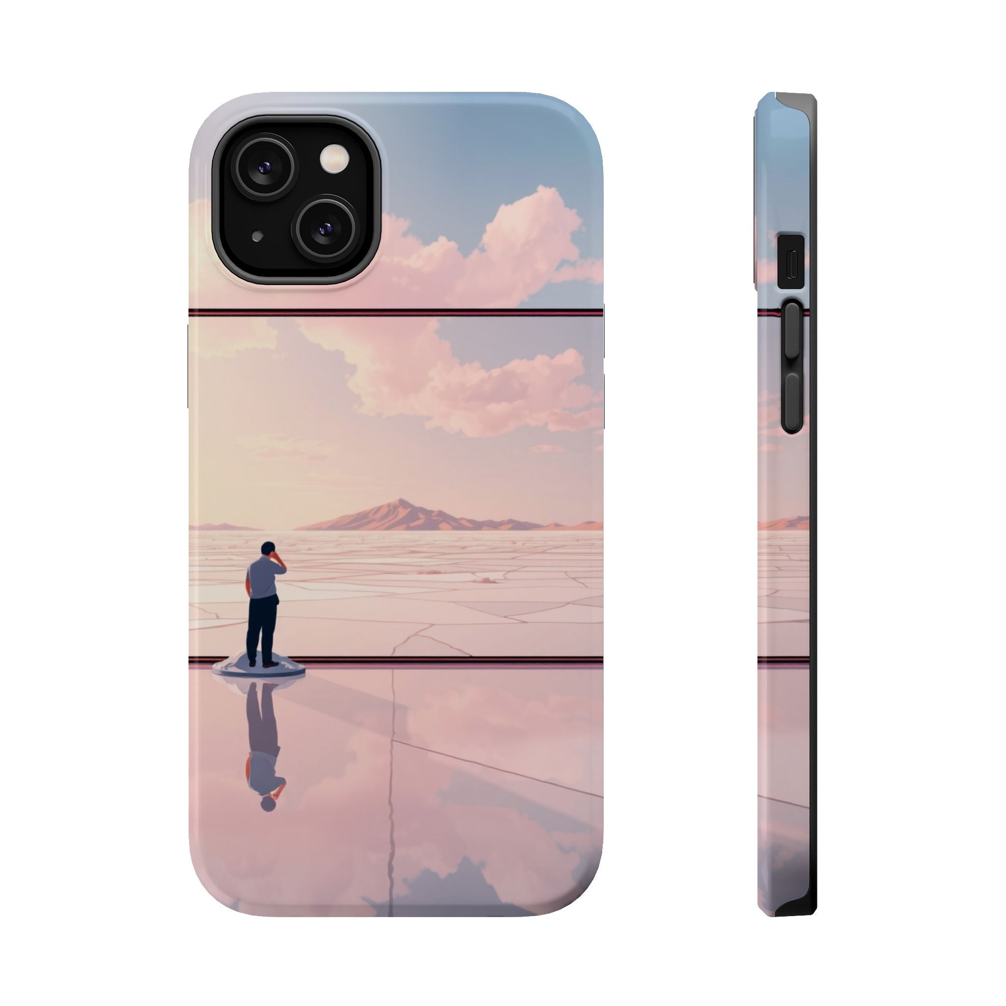 iPhone Salt Flat Mirror Stained Glass Slim Everyday Designer Case · iPhone Case