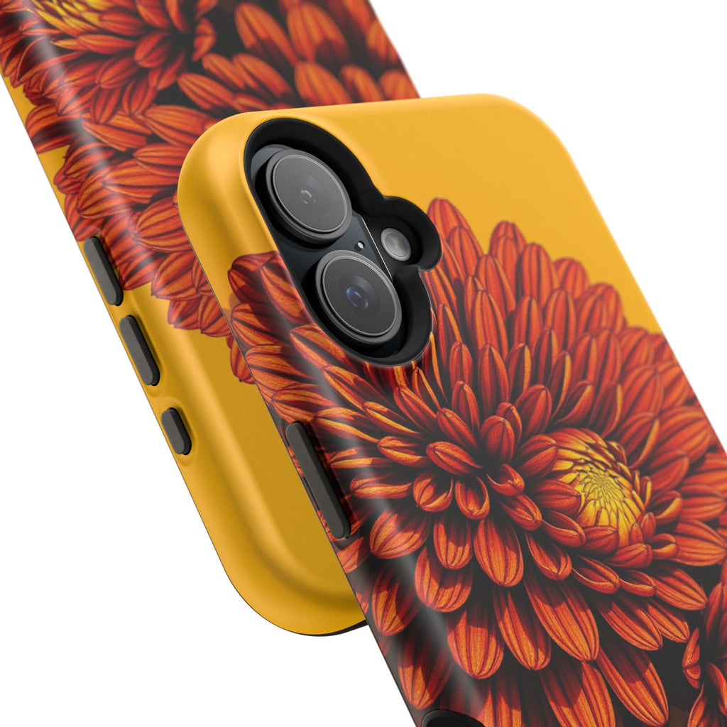 iPhone Mustard And Rust Ranunculus Stack Slim Everyday iPhone 14 · iPhone Case