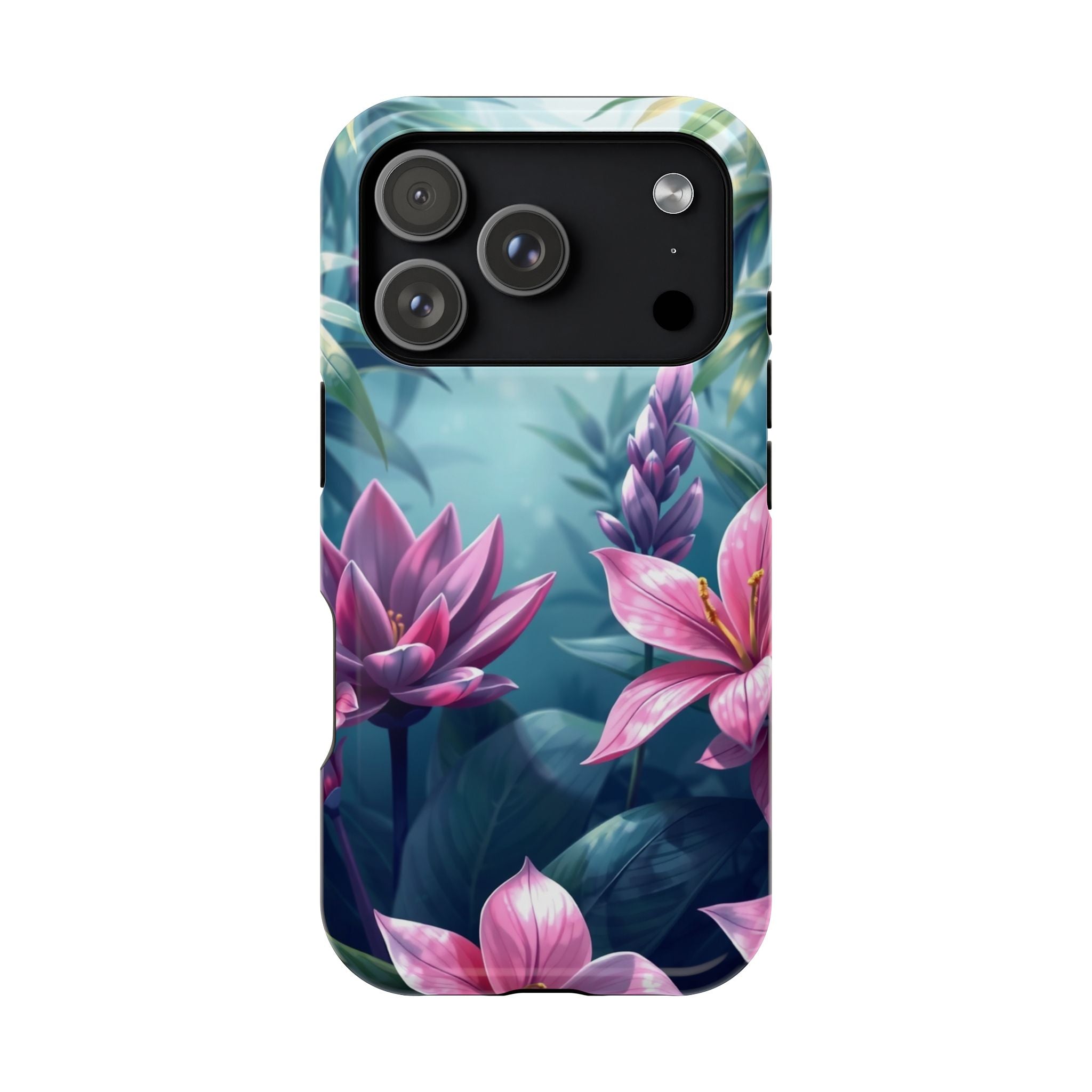 iPhone Indigo And Violet Jungle Floral Slim Everyday Designer Case · iPhone Case