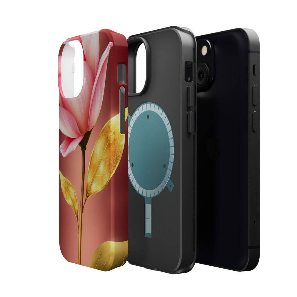 iPhone Dreamy Bloom and Leaf Design 14 Slim Everyday Designer Case · iPhone Case