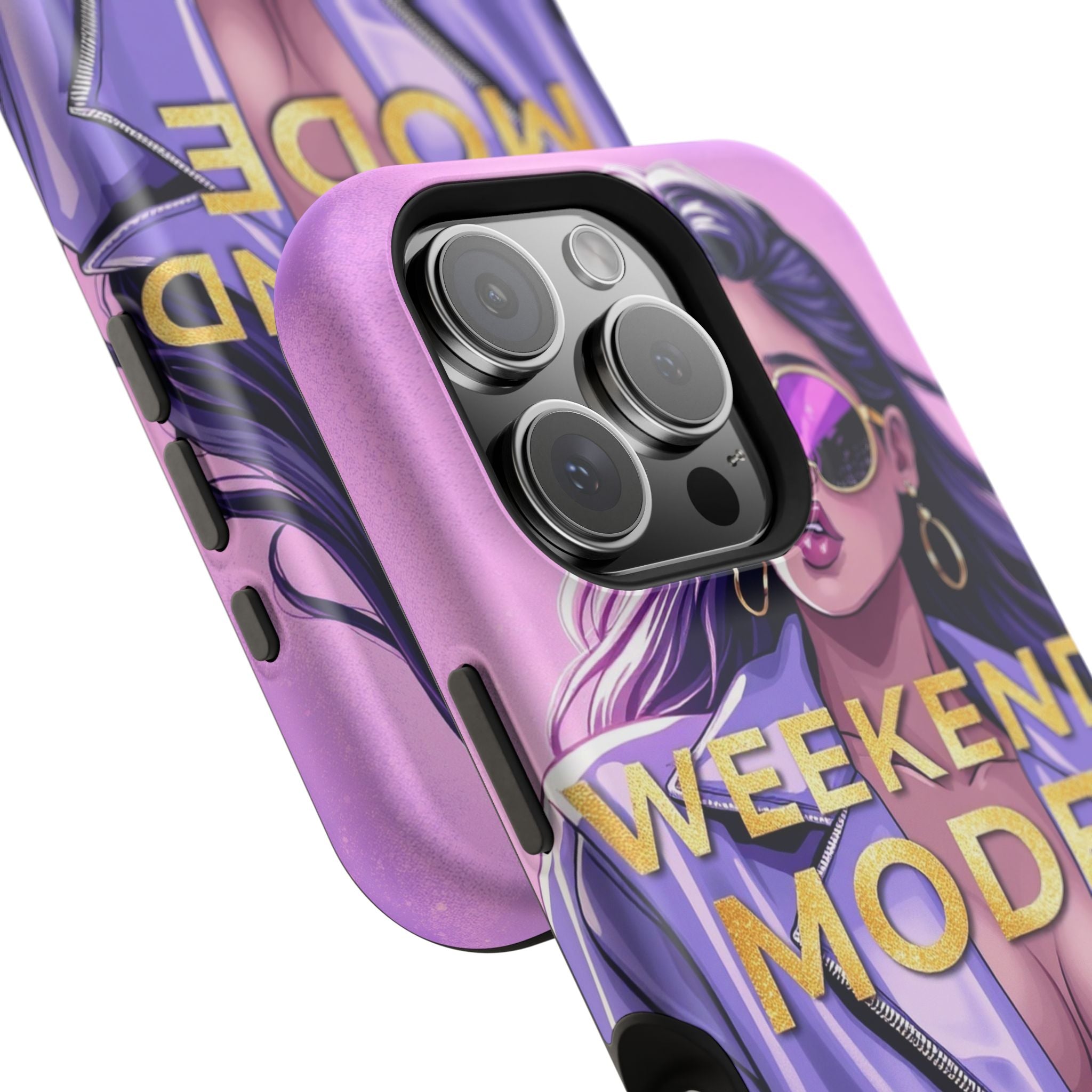 iPhone Lavender And Pearl Weekend Mode On Slim Everyday Designer Case · iPhone C