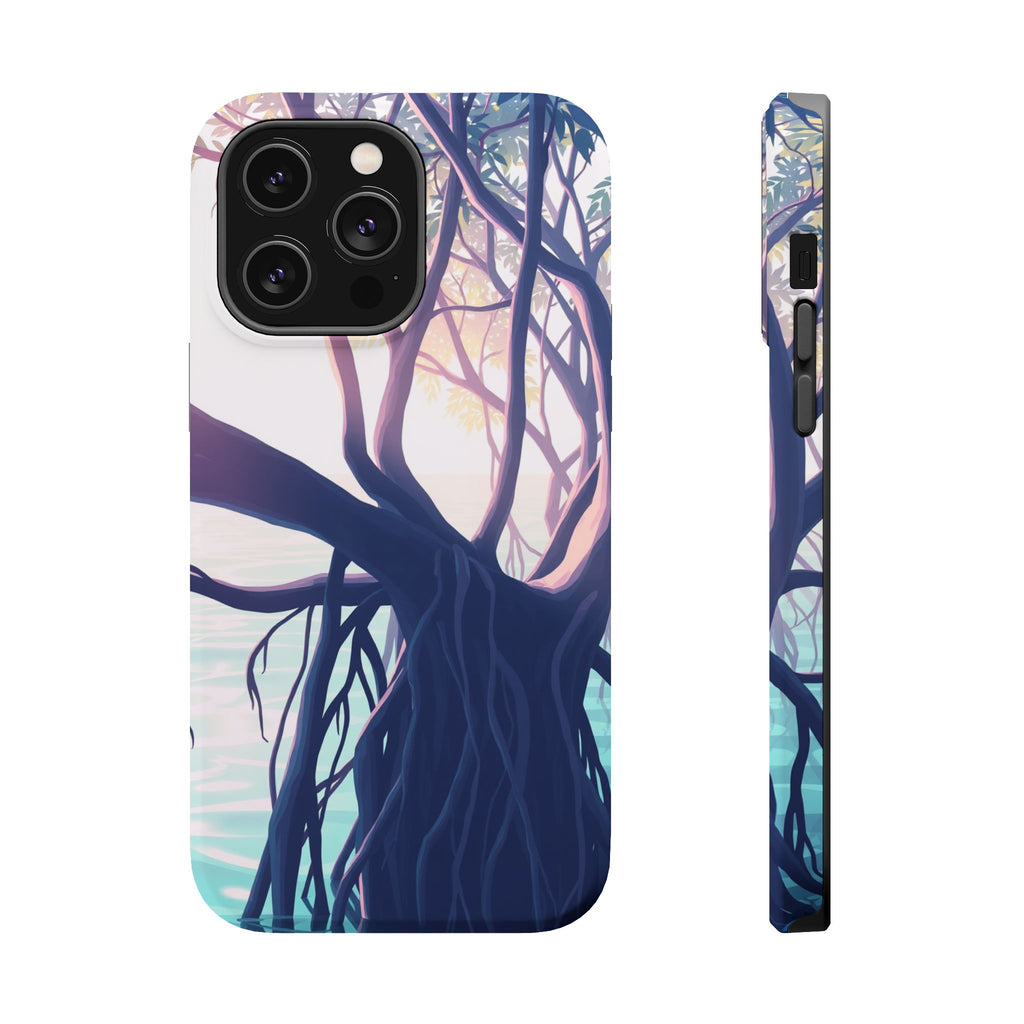 iPhone Mangrove Roots Holographic Iridescent Slim iPhone Everyday · iPhone Case
