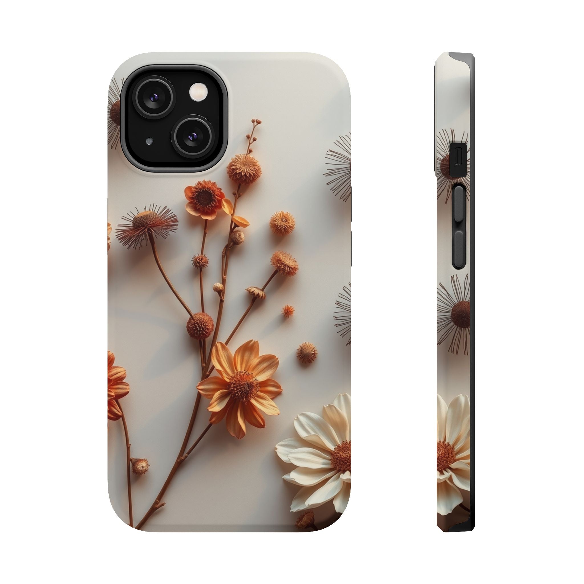 iPhone Dreamy Dried Flower Flat Lay Design Slim iPhone Everyday · iPhone Case