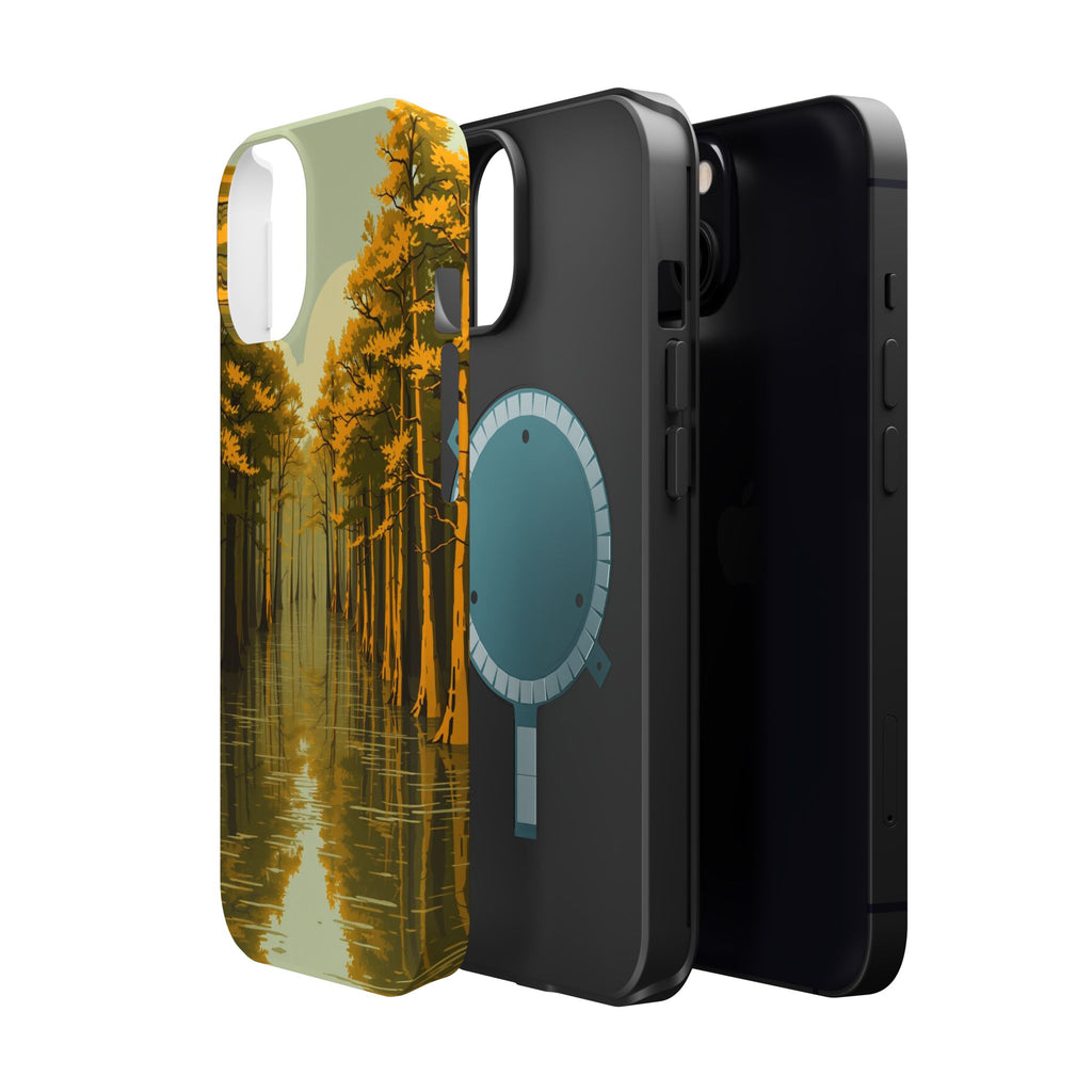 iPhone Cypress Swamp Enchanted Art Bold Modern Everyday Snap Case · iPhone Case